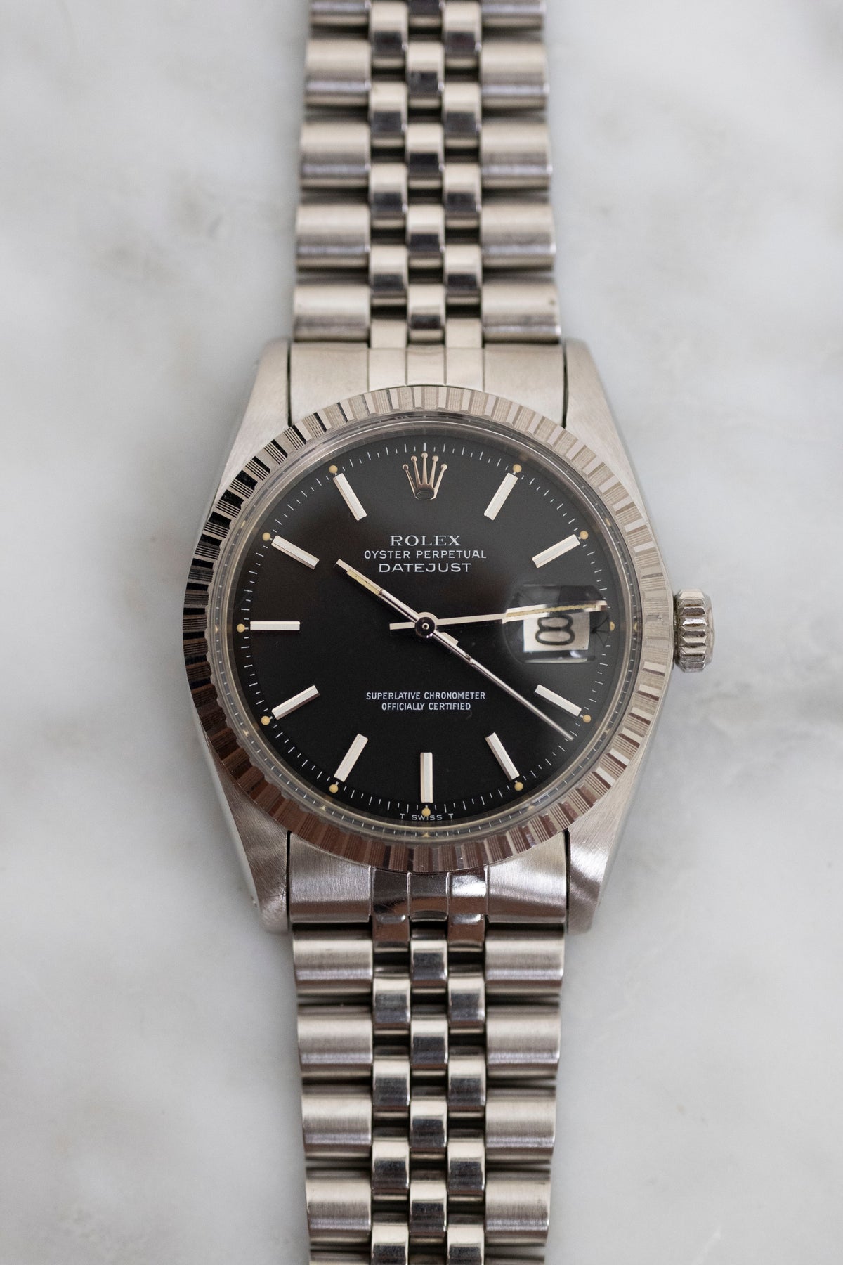 ROLEX ロレックス デイトジャスト Ref.1603 黒文字盤