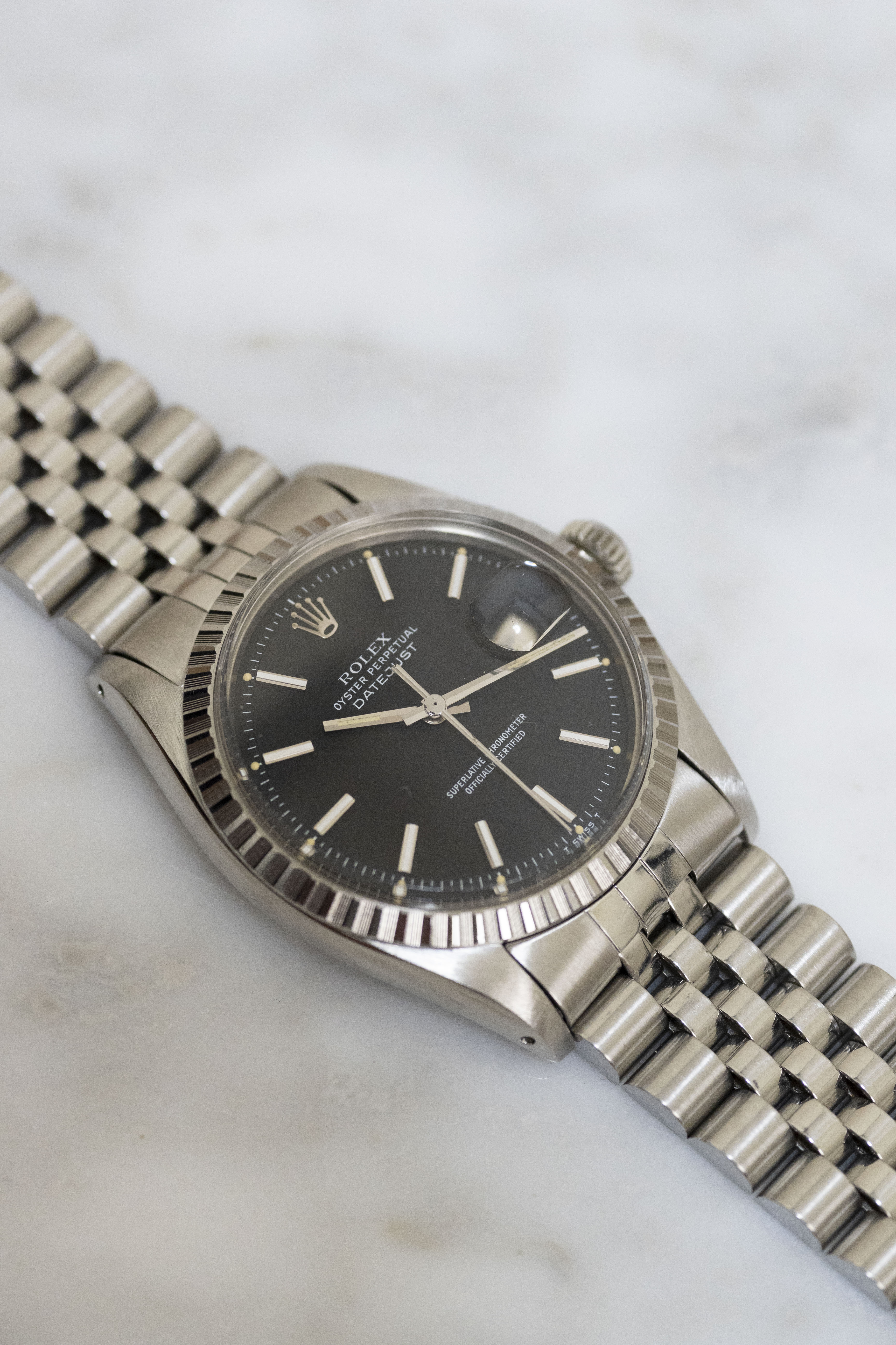 ROLEX ロレックス デイトジャスト Ref.1603 黒文字盤