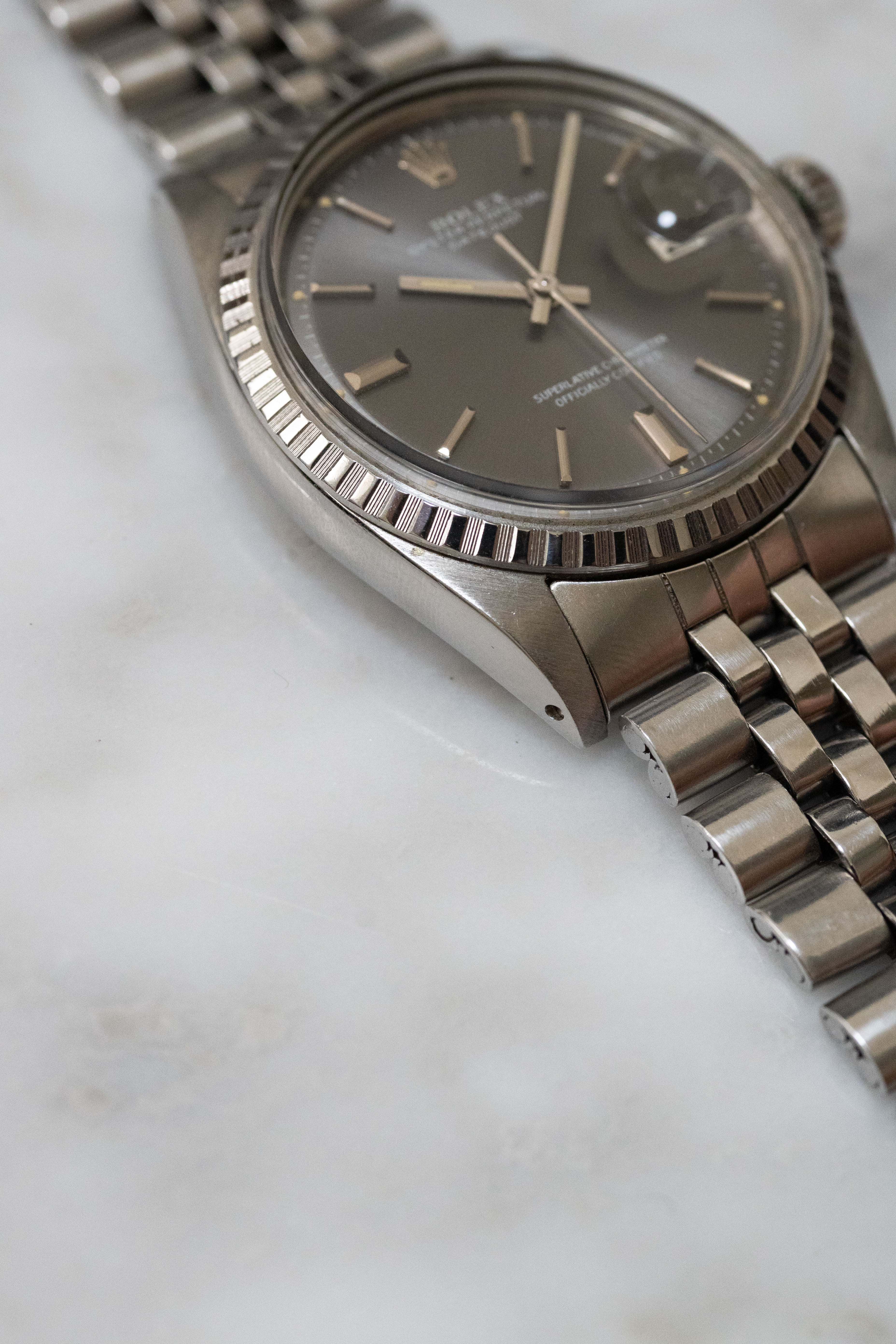 ROLEX ロレックス デイトジャスト Ref.1603 グレーゴースト文字盤