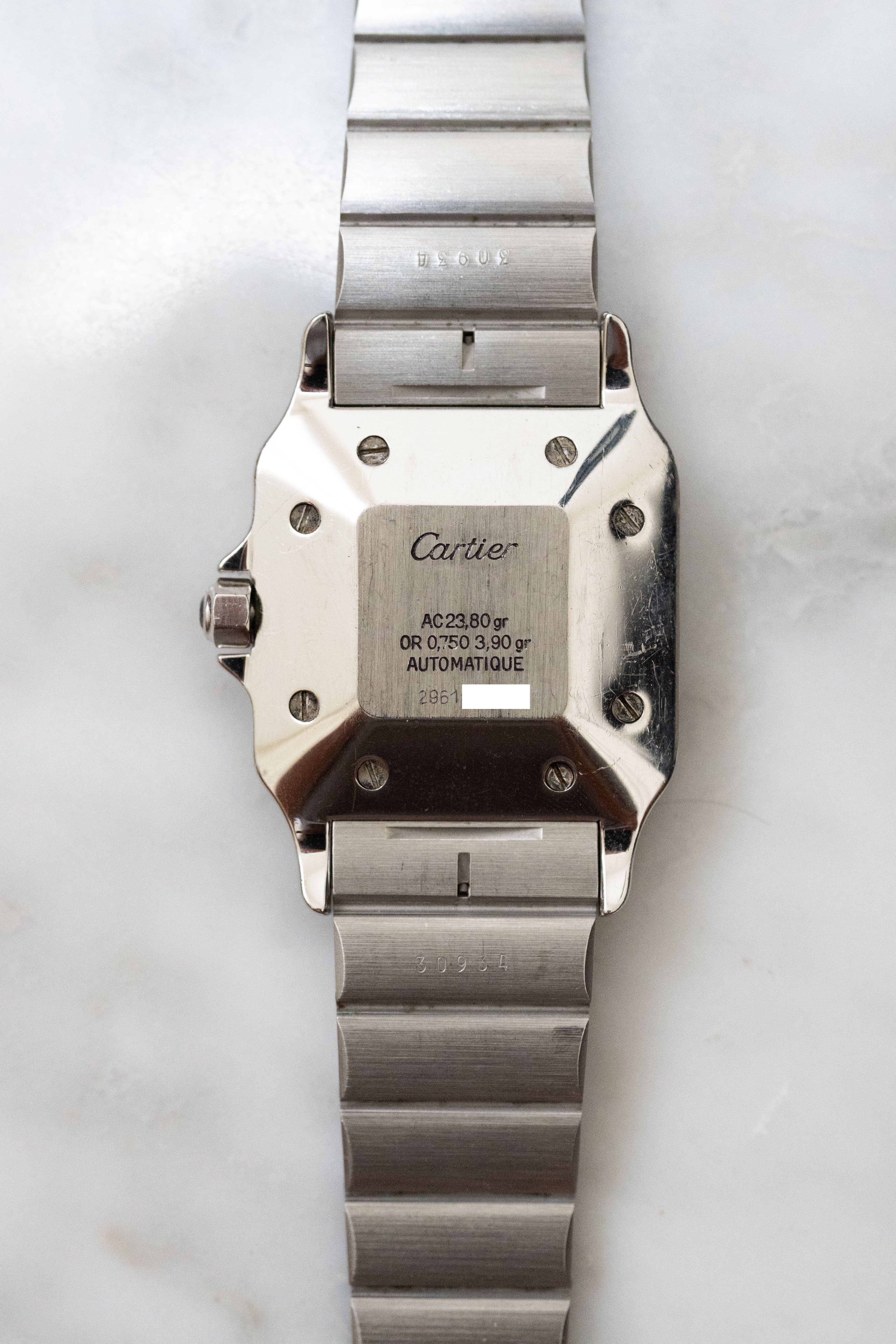 カルティエ サントスカレ LMサイズ コンビ自動巻モデル Ref.2961