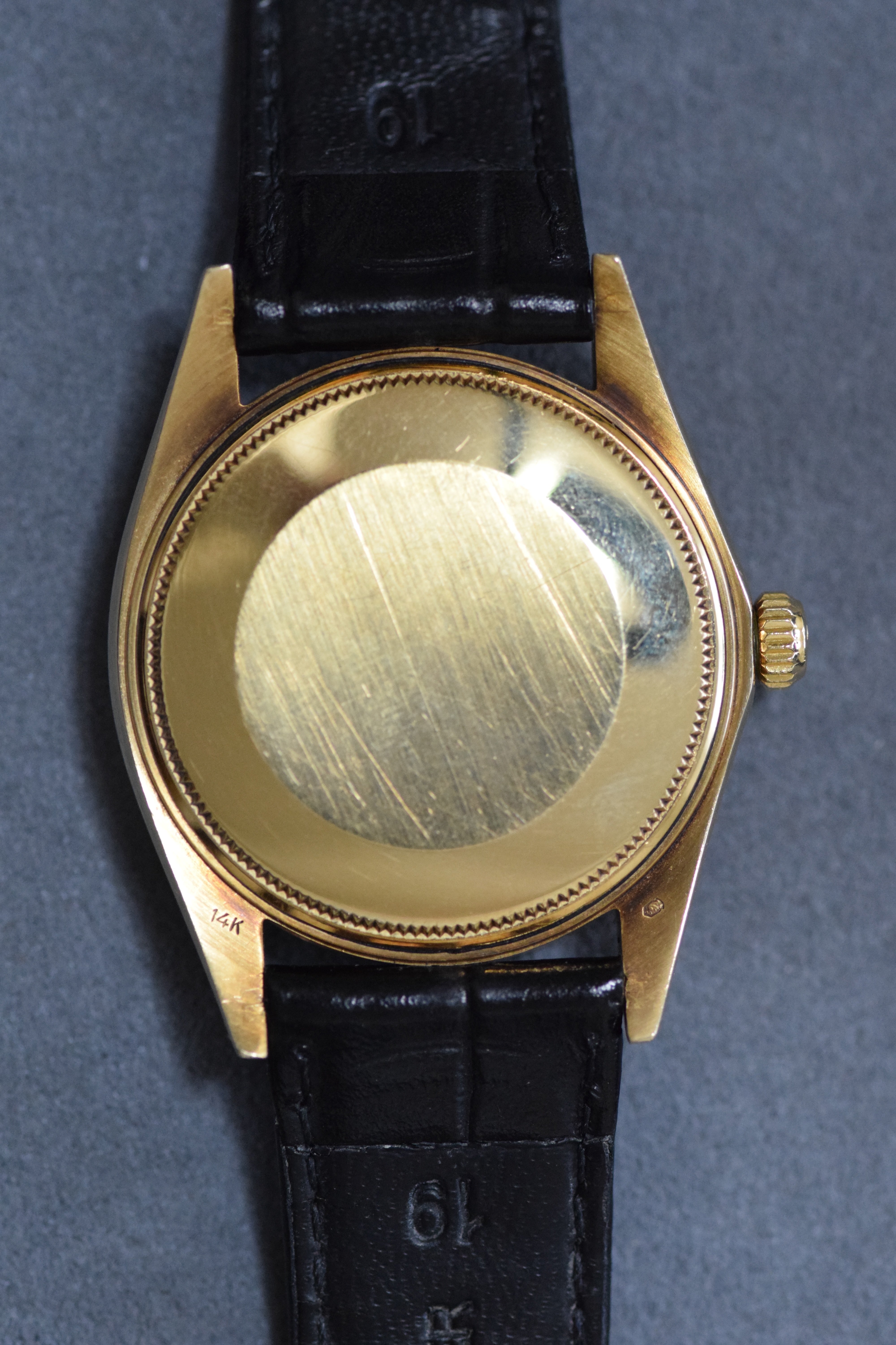 ROLEX ロレックス オイスターパーペチュアルデイト 14KYG ゼファーダイヤル Ref.1512 1970年代