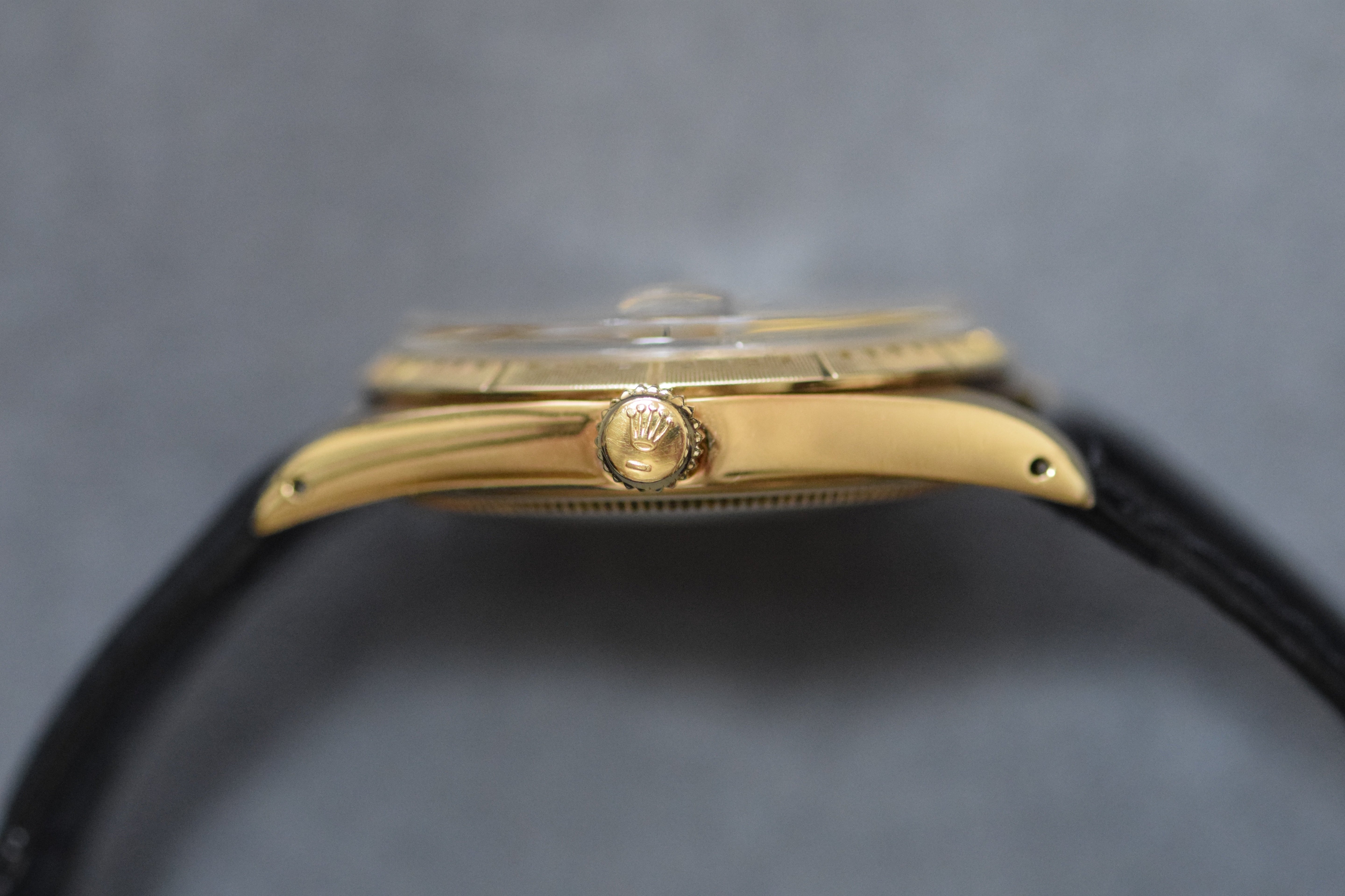 ROLEX ロレックス オイスターパーペチュアルデイト 14KYG ゼファーダイヤル Ref.1512 1970年代