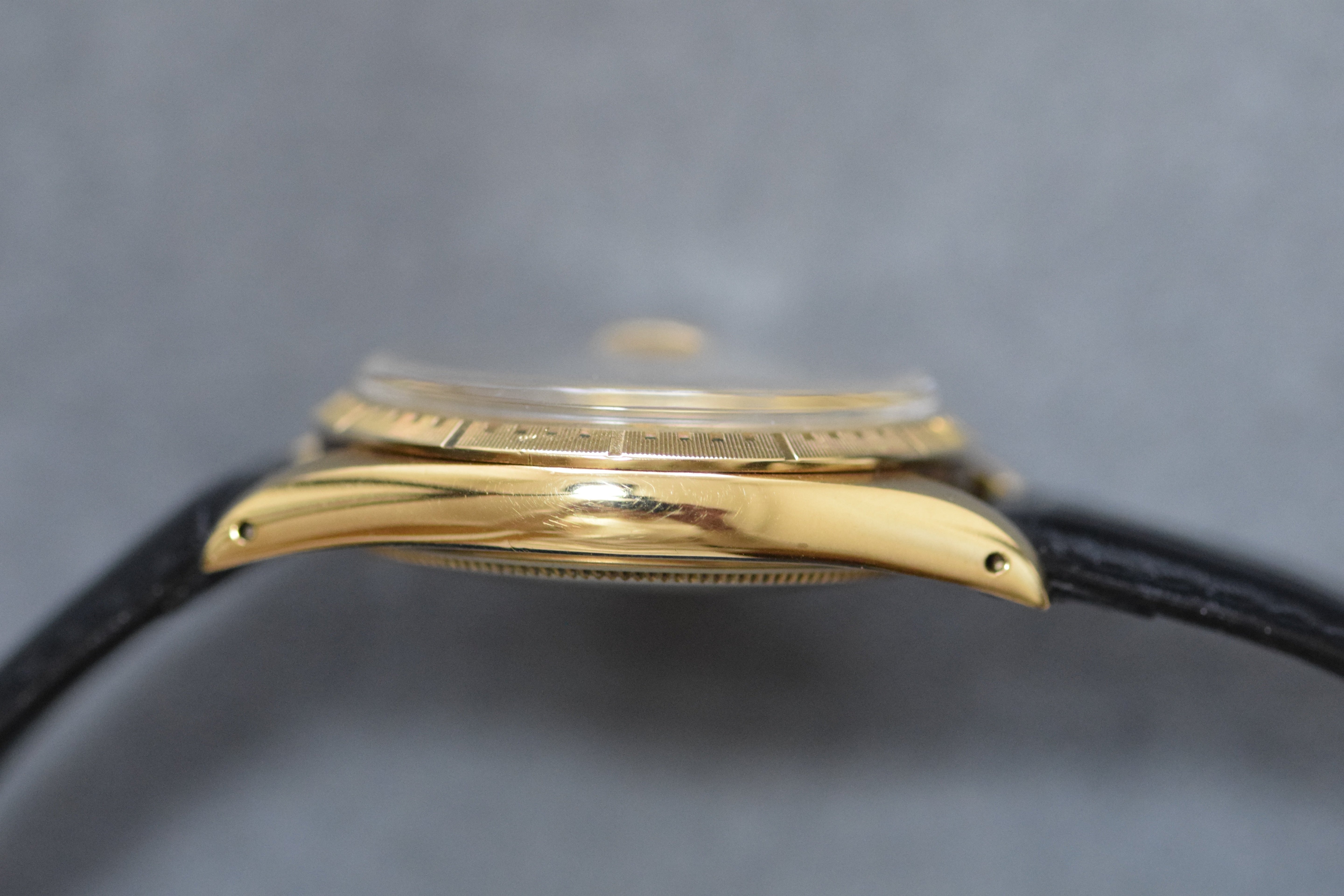 ROLEX ロレックス オイスターパーペチュアルデイト 14KYG ゼファーダイヤル Ref.1512 1970年代