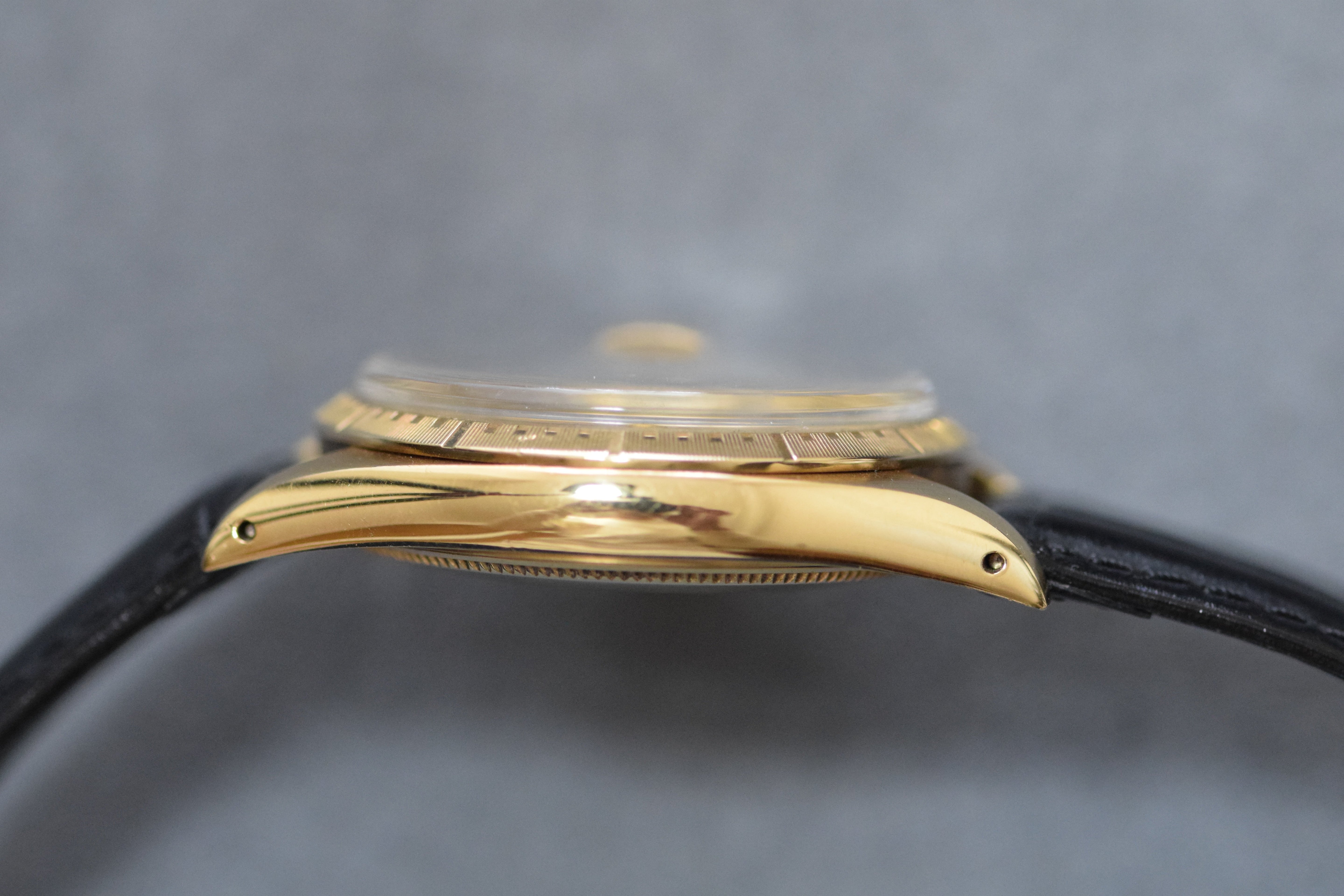 ROLEX ロレックス オイスターパーペチュアルデイト 14KYG ゼファーダイヤル Ref.1512 1970年代