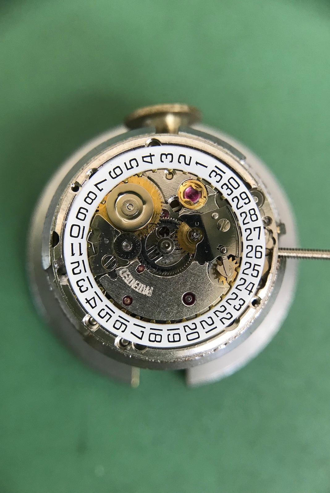 "International Warranty Included" Cartier Santos Galbe LM Size Godron Bracelet Stainless Steel x Gold Combination Automatic Model Ref.2961