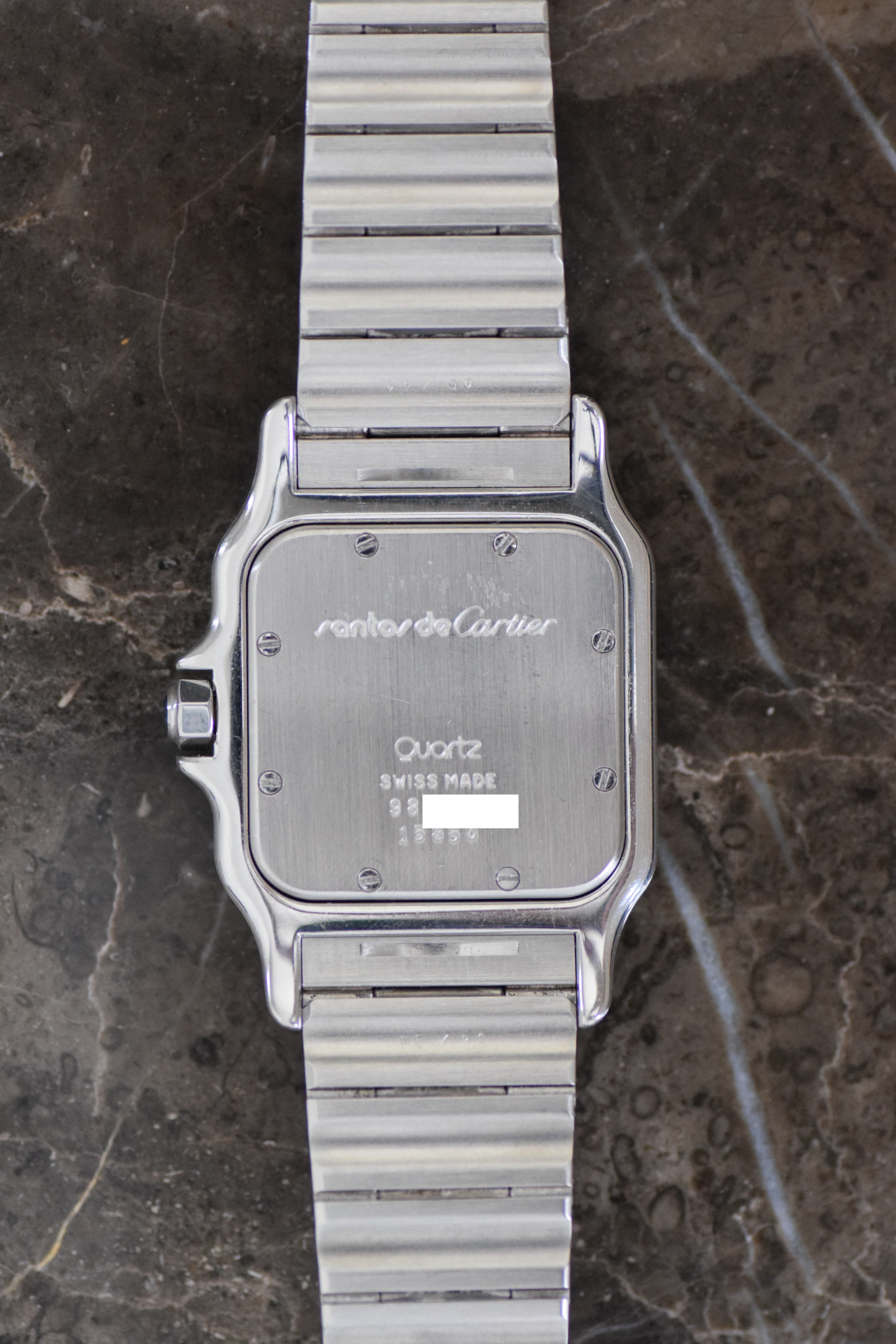 Cartier Santos Galbe LM size Quartz All stainless steel Ref: 1564