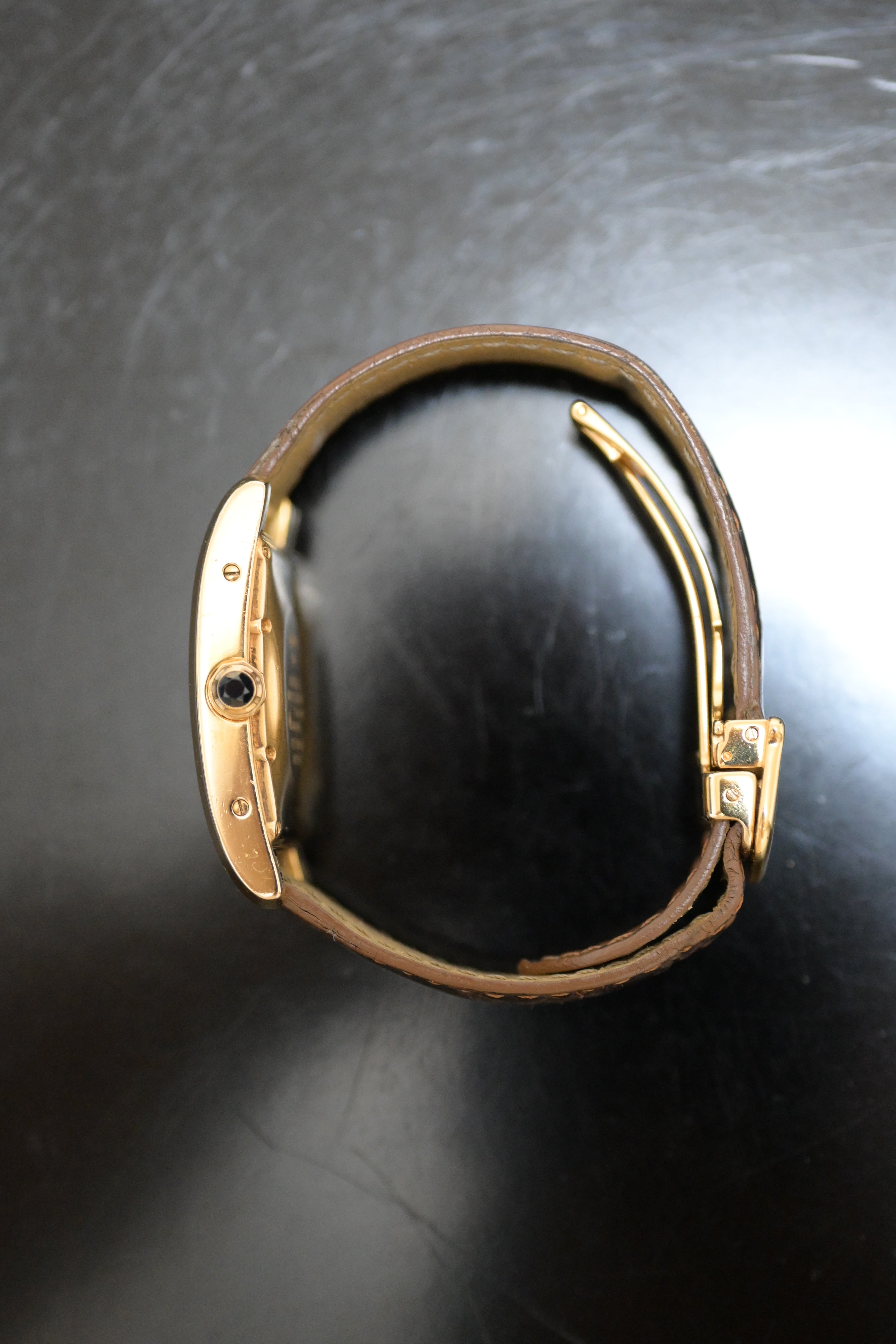【廃盤モデル】カルティエ タンクアメリカン Ref.8172984 18Kイエローゴールド MMサイズ