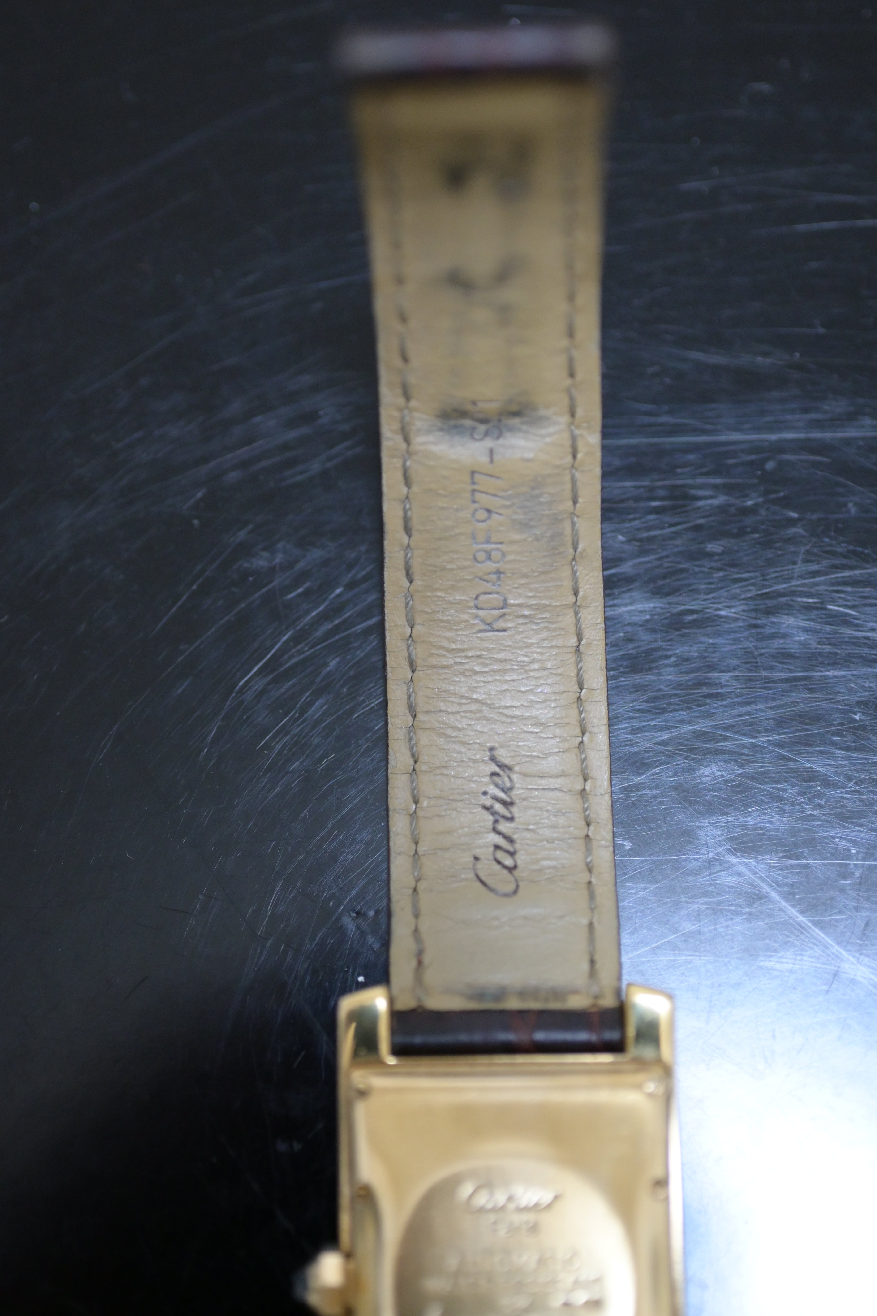 【廃盤モデル】カルティエ タンクアメリカン Ref.8172984 18Kイエローゴールド MMサイズ