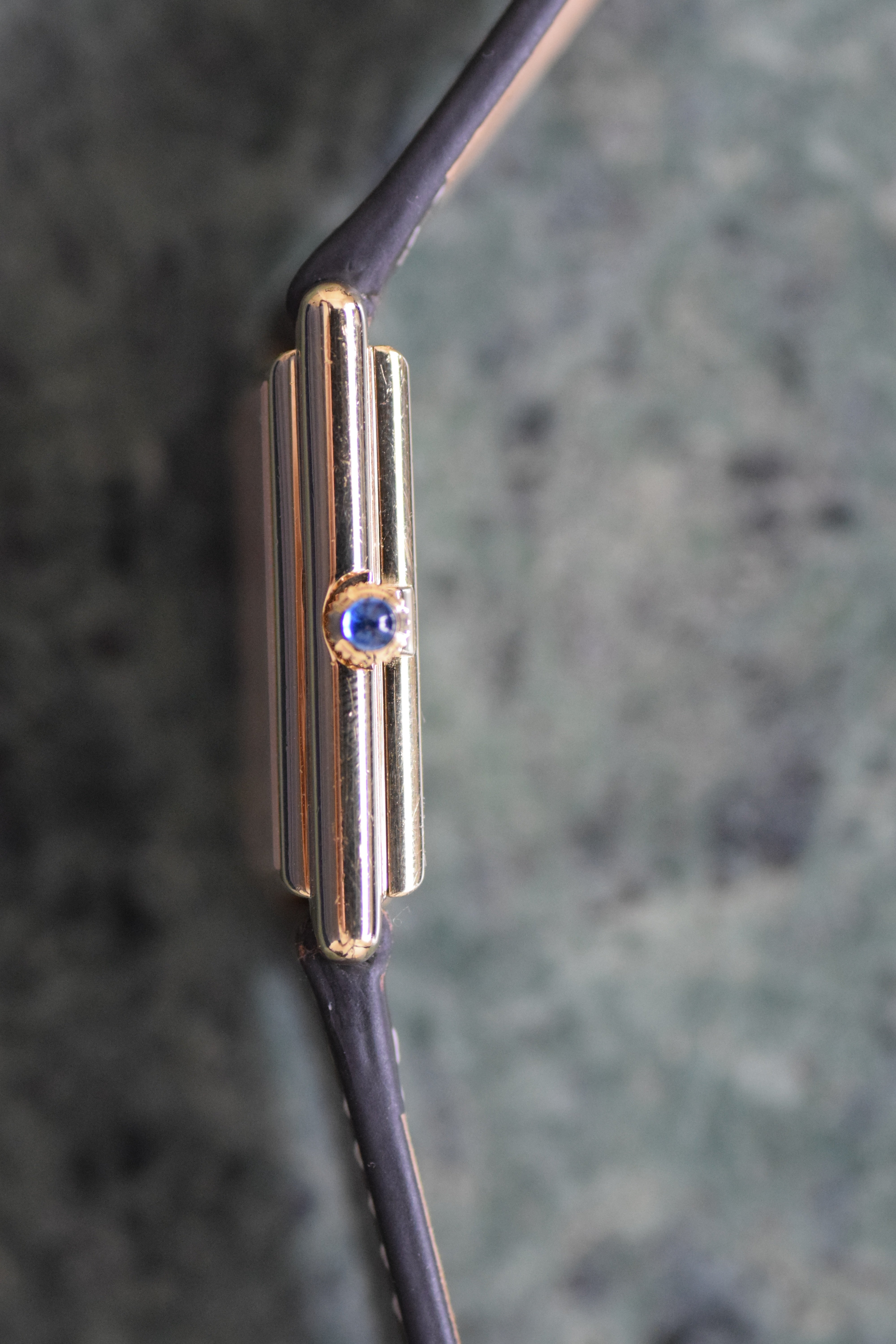 Jaeger-LeCoultre REF.6129.21 1970s 18K Yellow Gold Rectangular Model