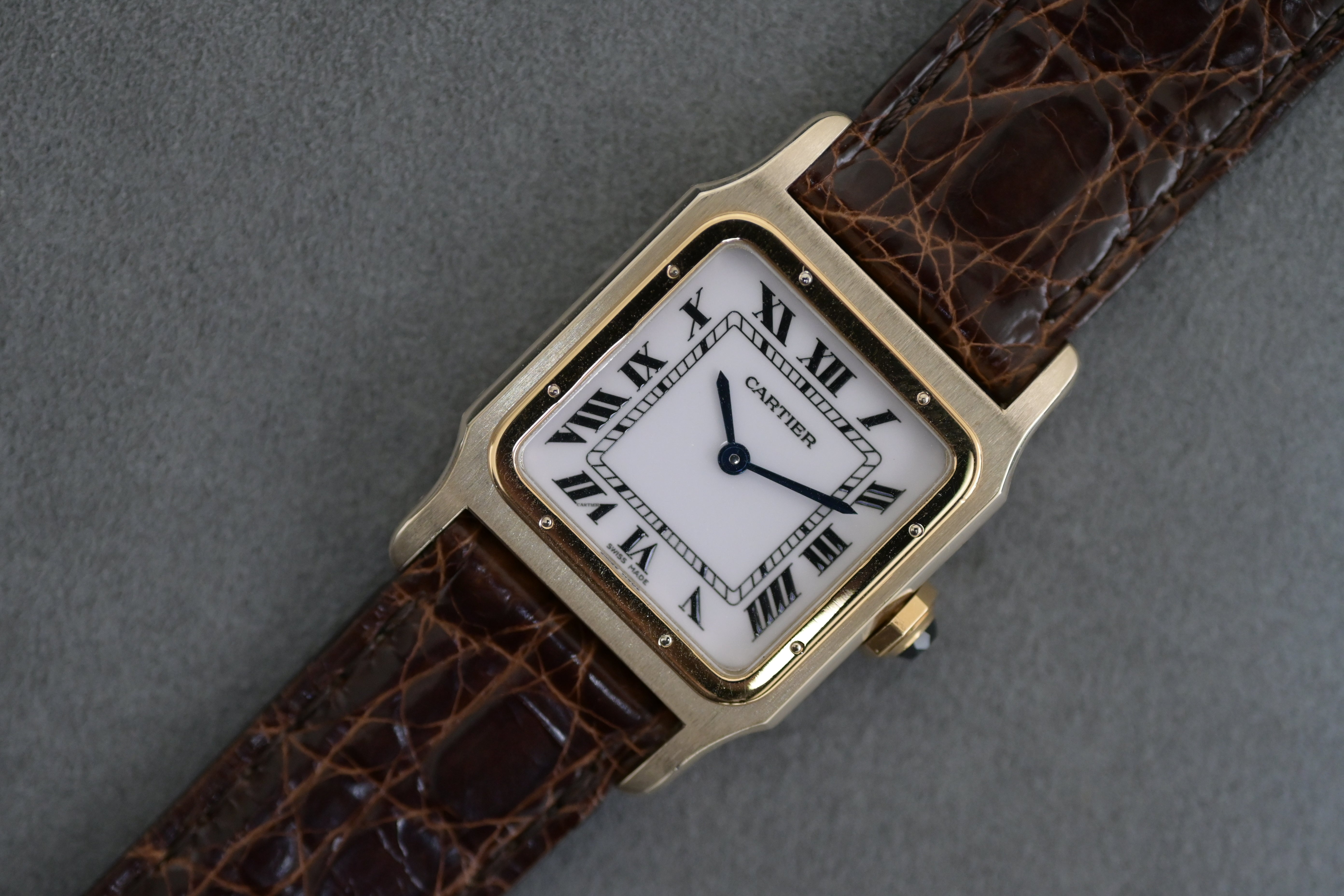CARTIER カルティエ サントスデュモン LMサイズ 18K Deux Ors/ドゥオール Ref.78225 手巻き