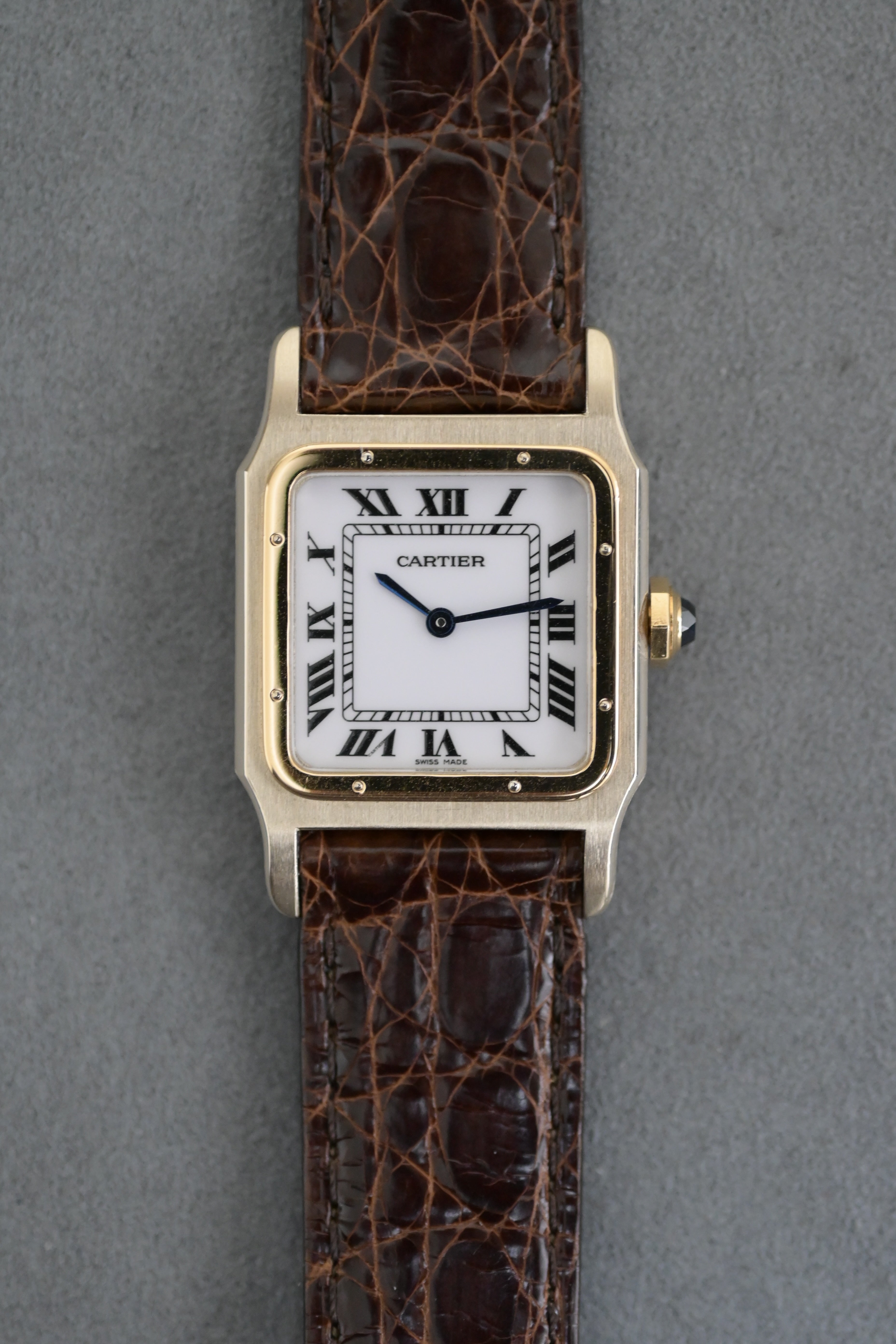 CARTIER カルティエ サントスデュモン LMサイズ 18K Deux Ors/ドゥオール Ref.78225 手巻き