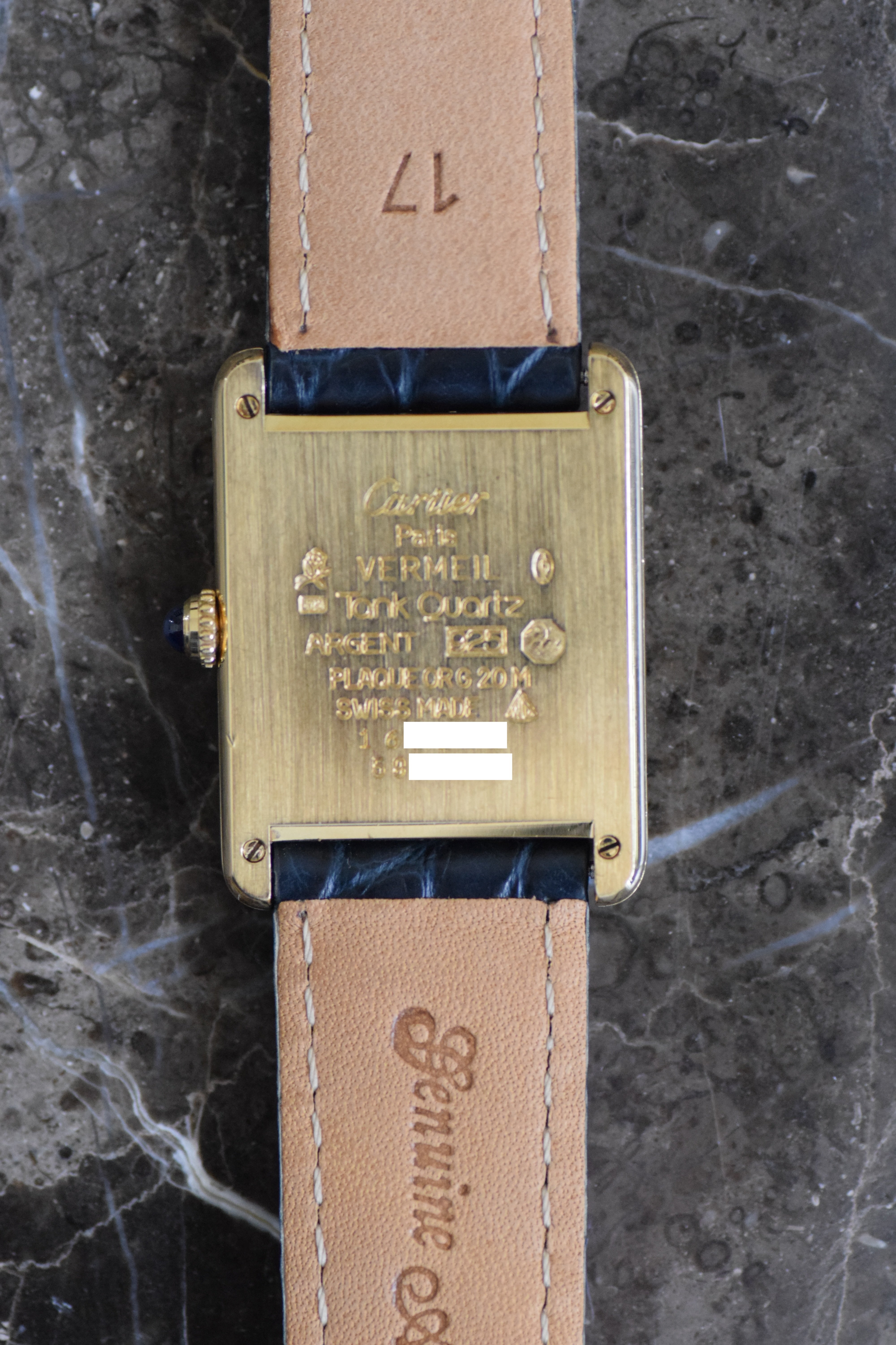 CARTIER カルティエ マストタンク LMサイズ オパラン クォーツ