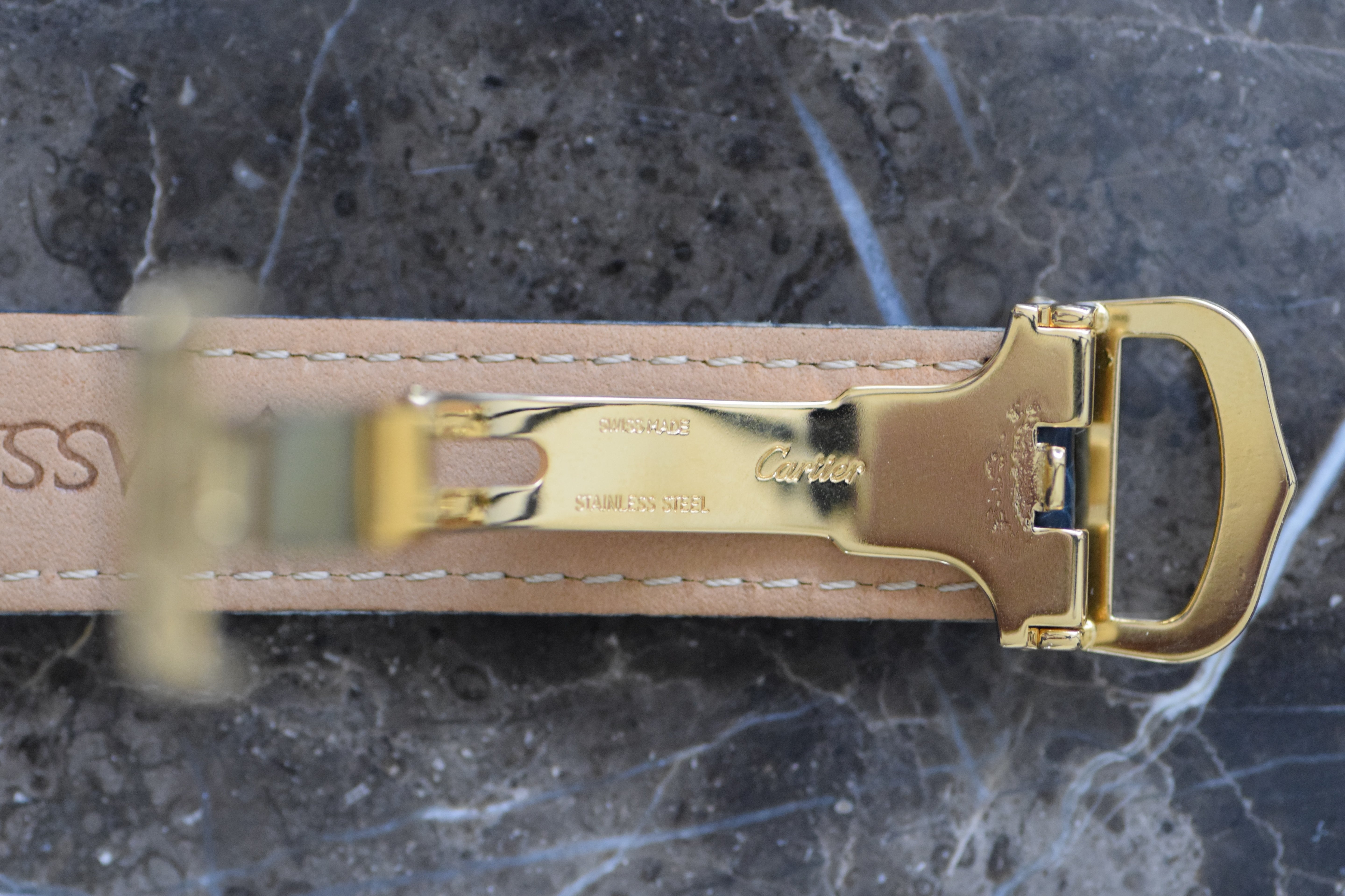 CARTIER カルティエ マストタンク LMサイズ オパラン クォーツ