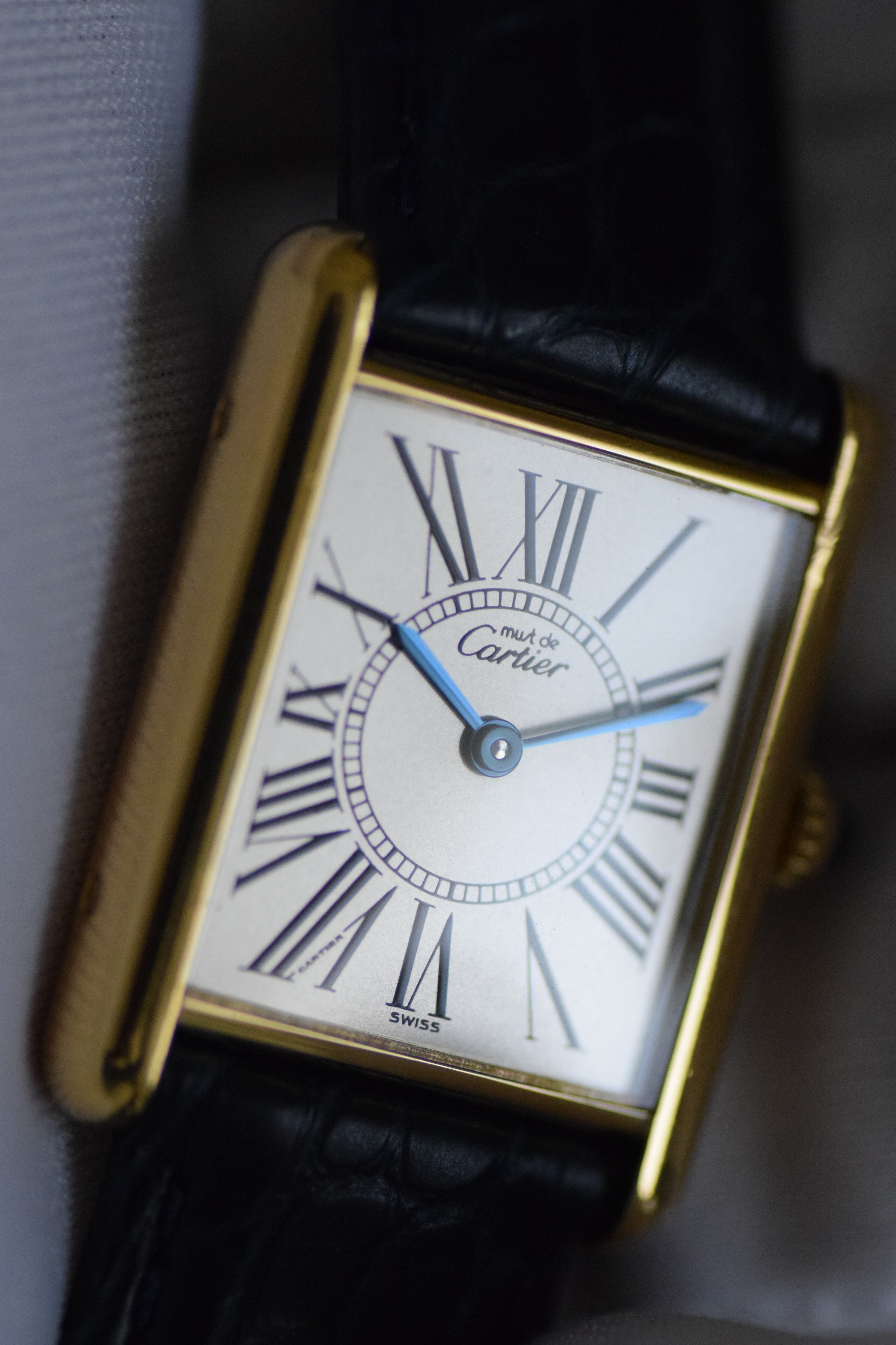 CARTIER カルティエ マストタンク LMサイズ オパラン クォーツ