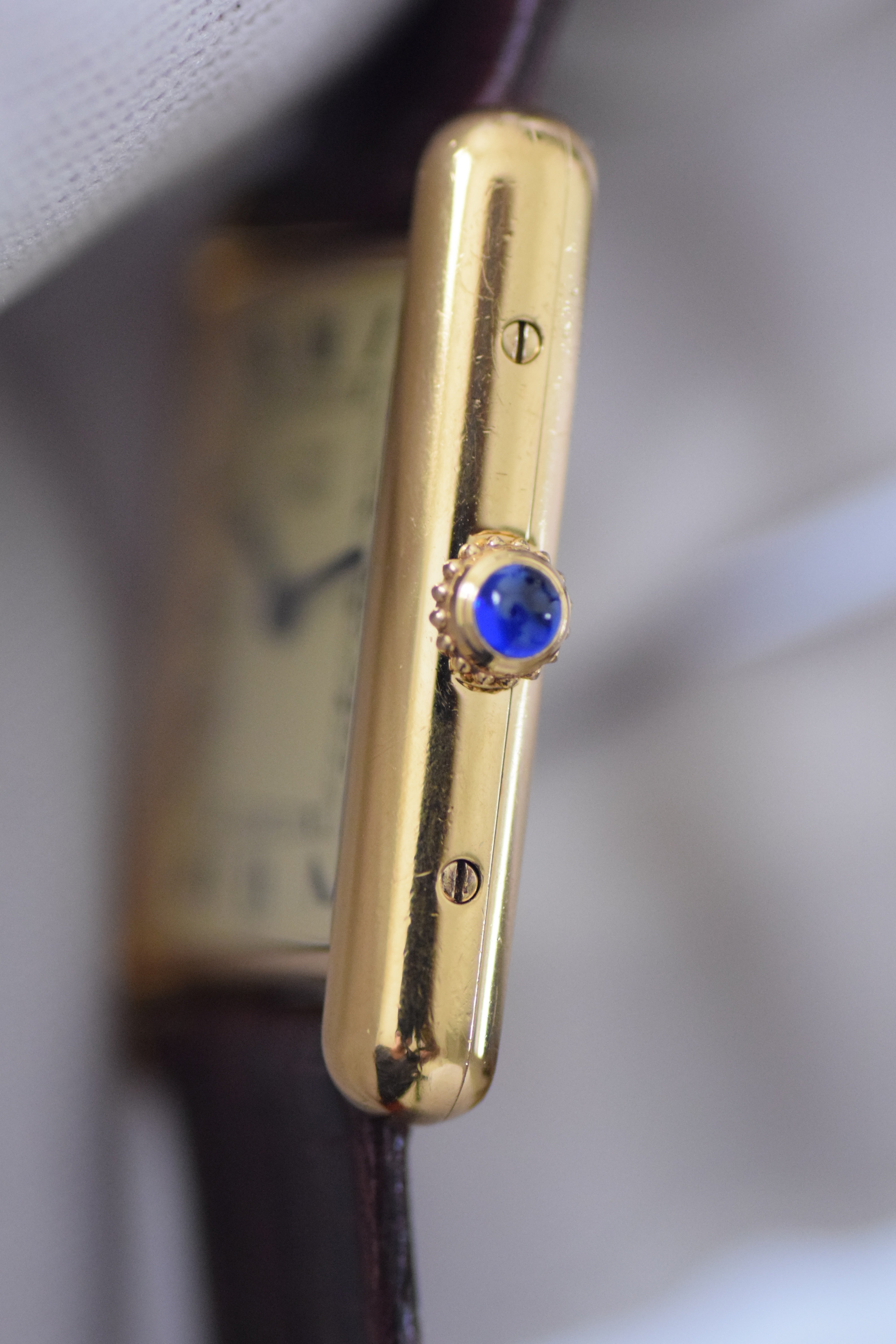 廃盤マスト ドゥ カルティエ タンク(マストタンク) ヴィンテージウォッチ アイボリー LMサイズ クオーツ