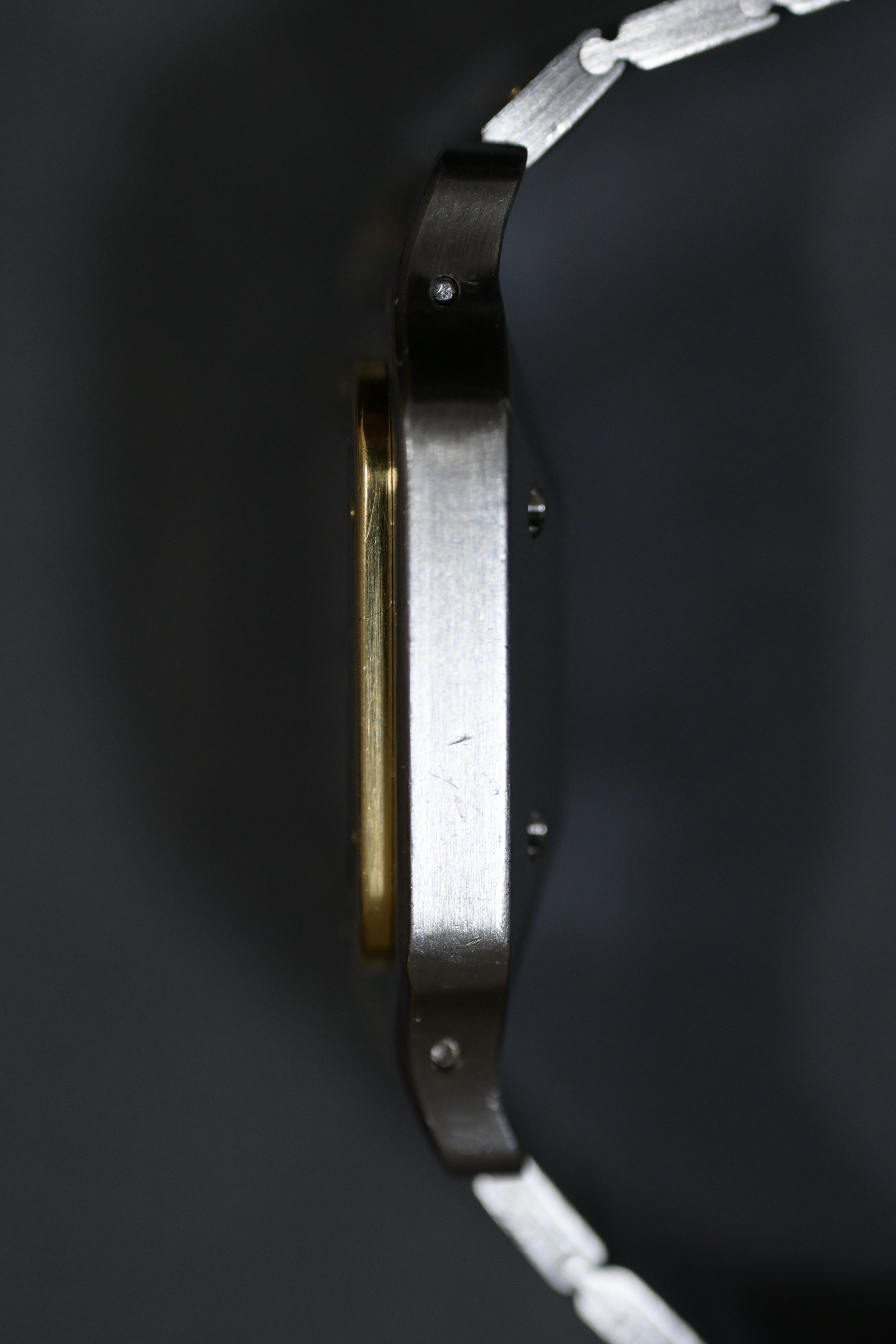 カルティエ サントスカレ LMサイズ ステンレス x ゴールドコンビ自動巻モデル Ref:2960