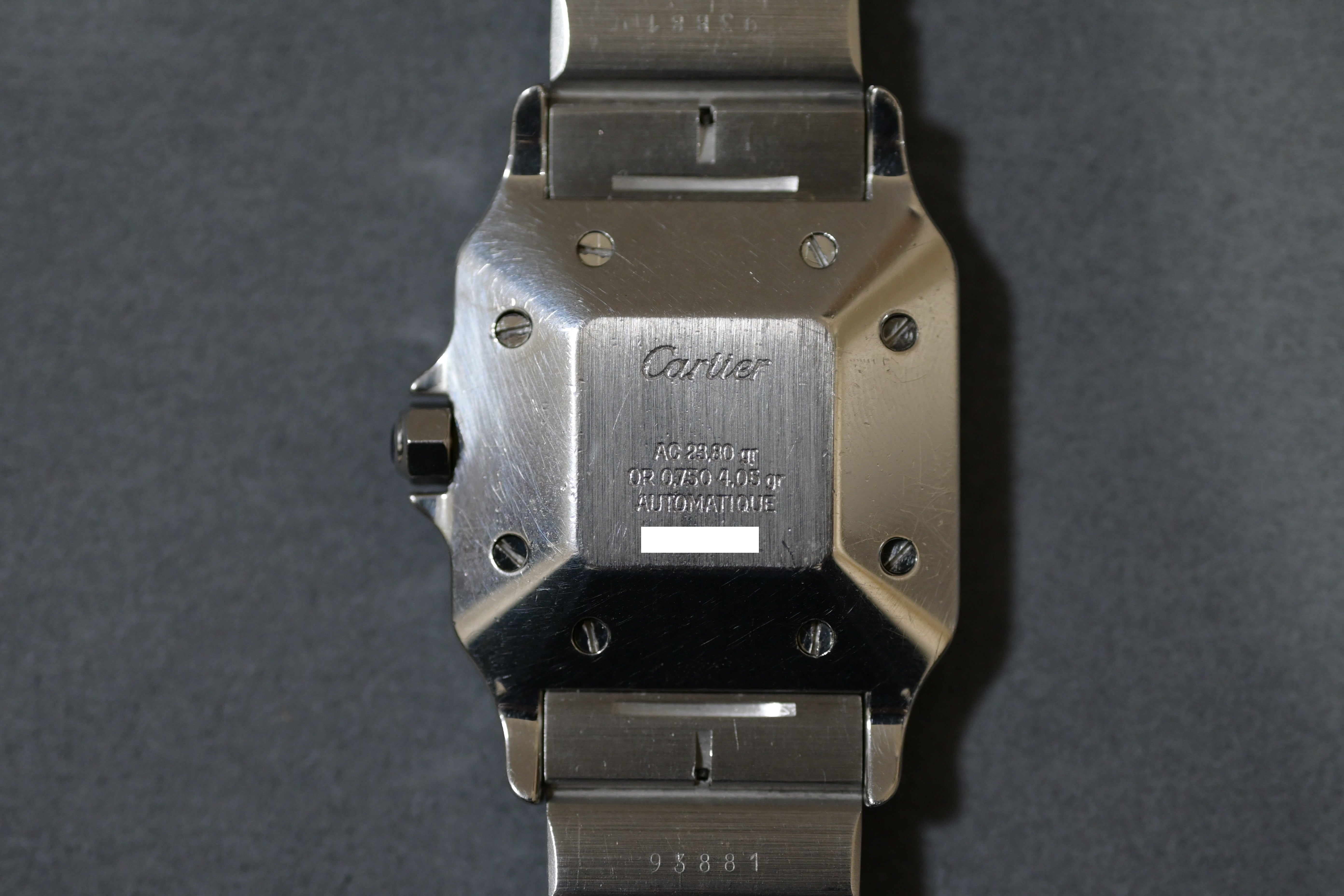 カルティエ サントスカレ LMサイズ ステンレス x ゴールドコンビ自動巻モデル Ref:2960