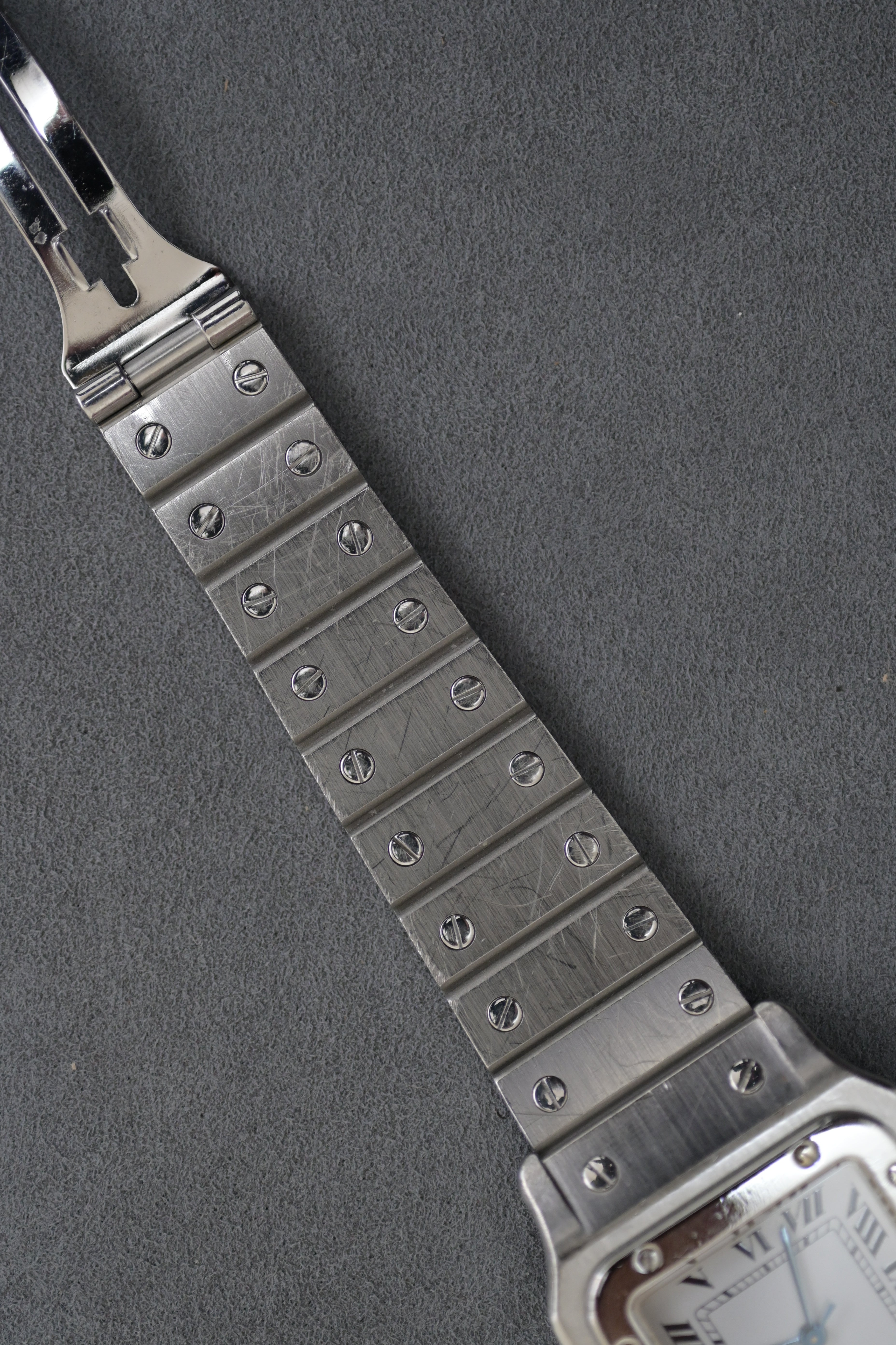 カルティエ サントスカレ LMサイズ Ref.2960 オールステンレスSS 自動巻モデル