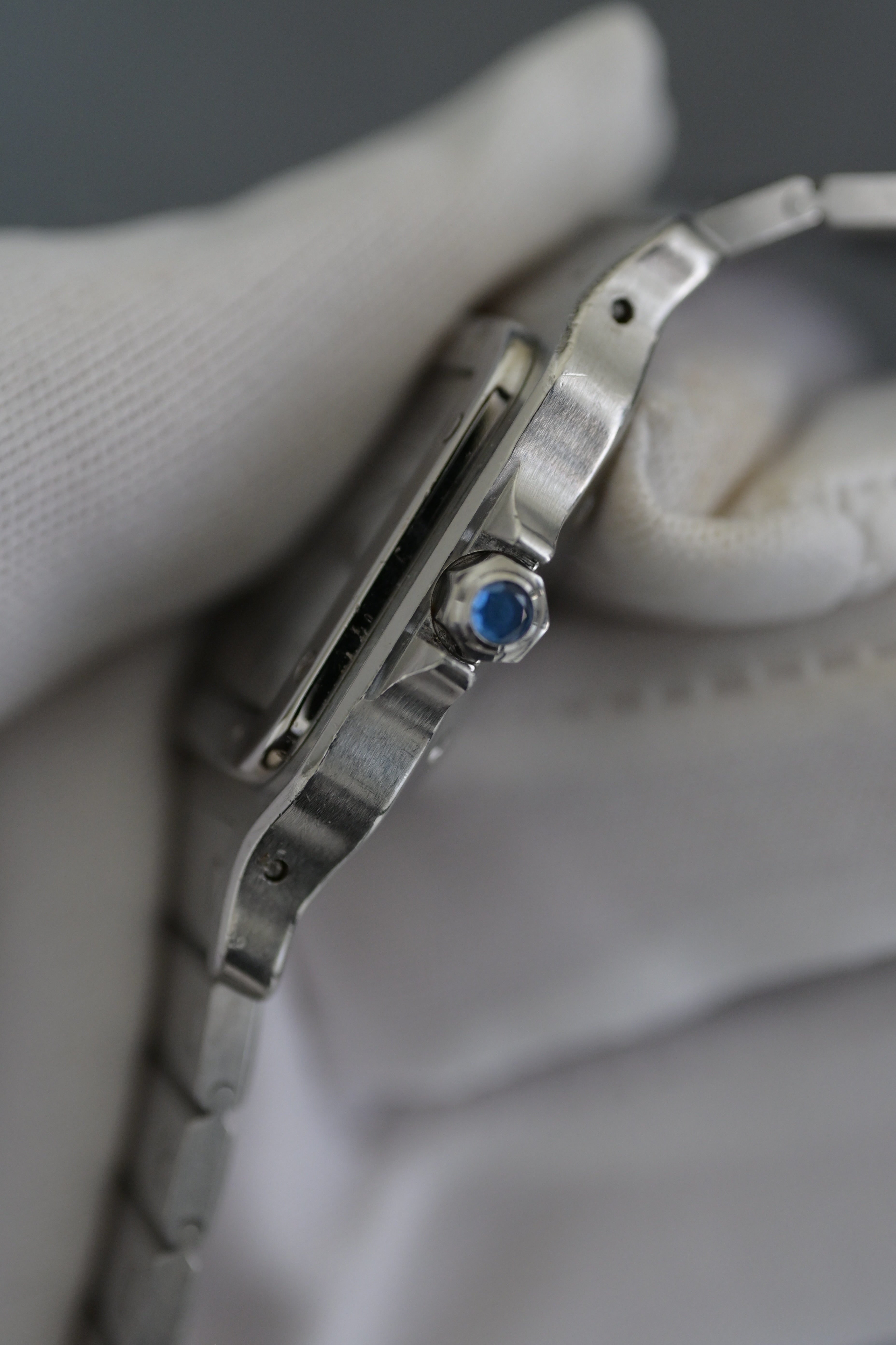 カルティエ サントスカレ LMサイズ Ref.2960 オールステンレスSS 自動巻モデル