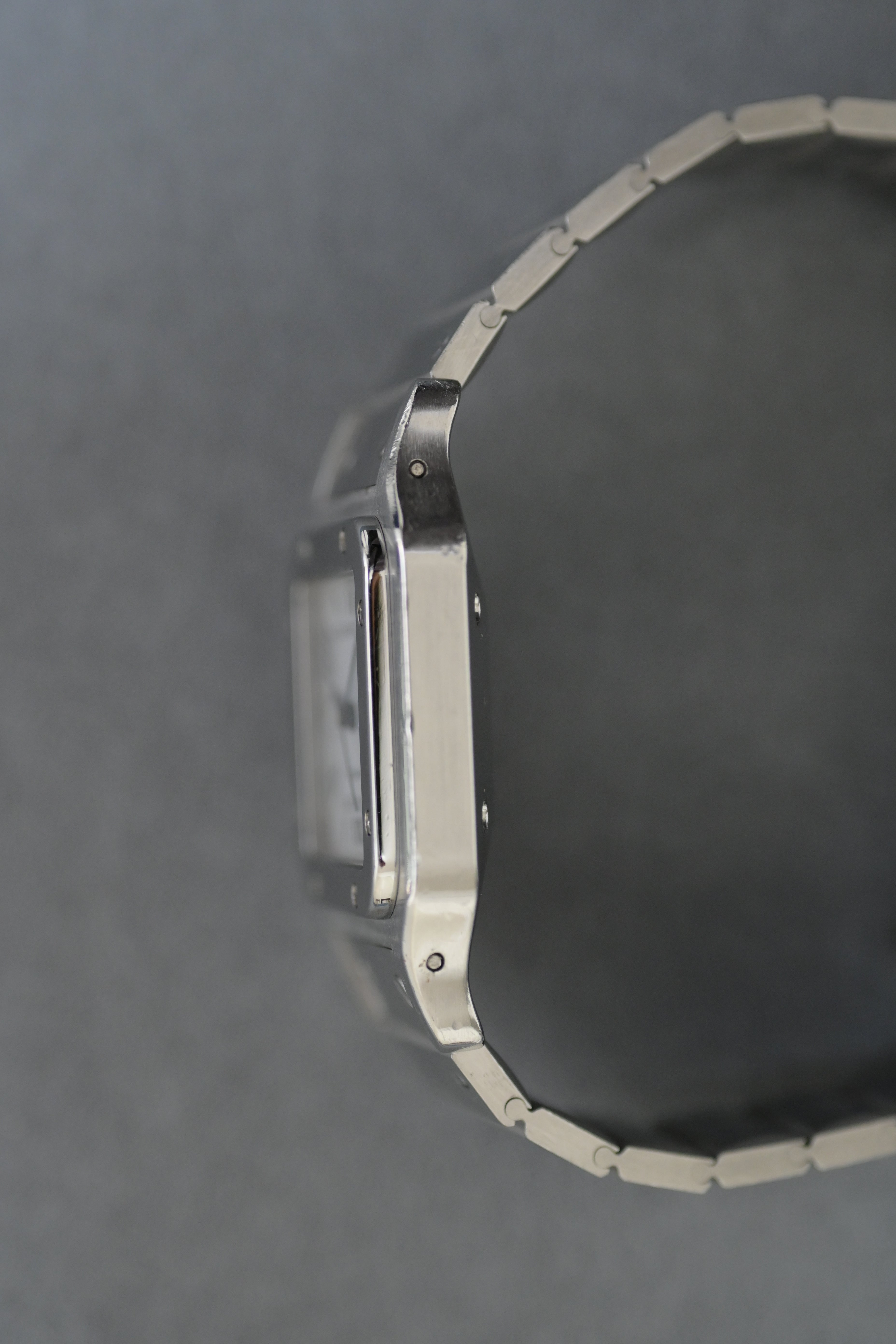 カルティエ サントスカレ LMサイズ Ref.2960 オールステンレスSS 自動巻モデル