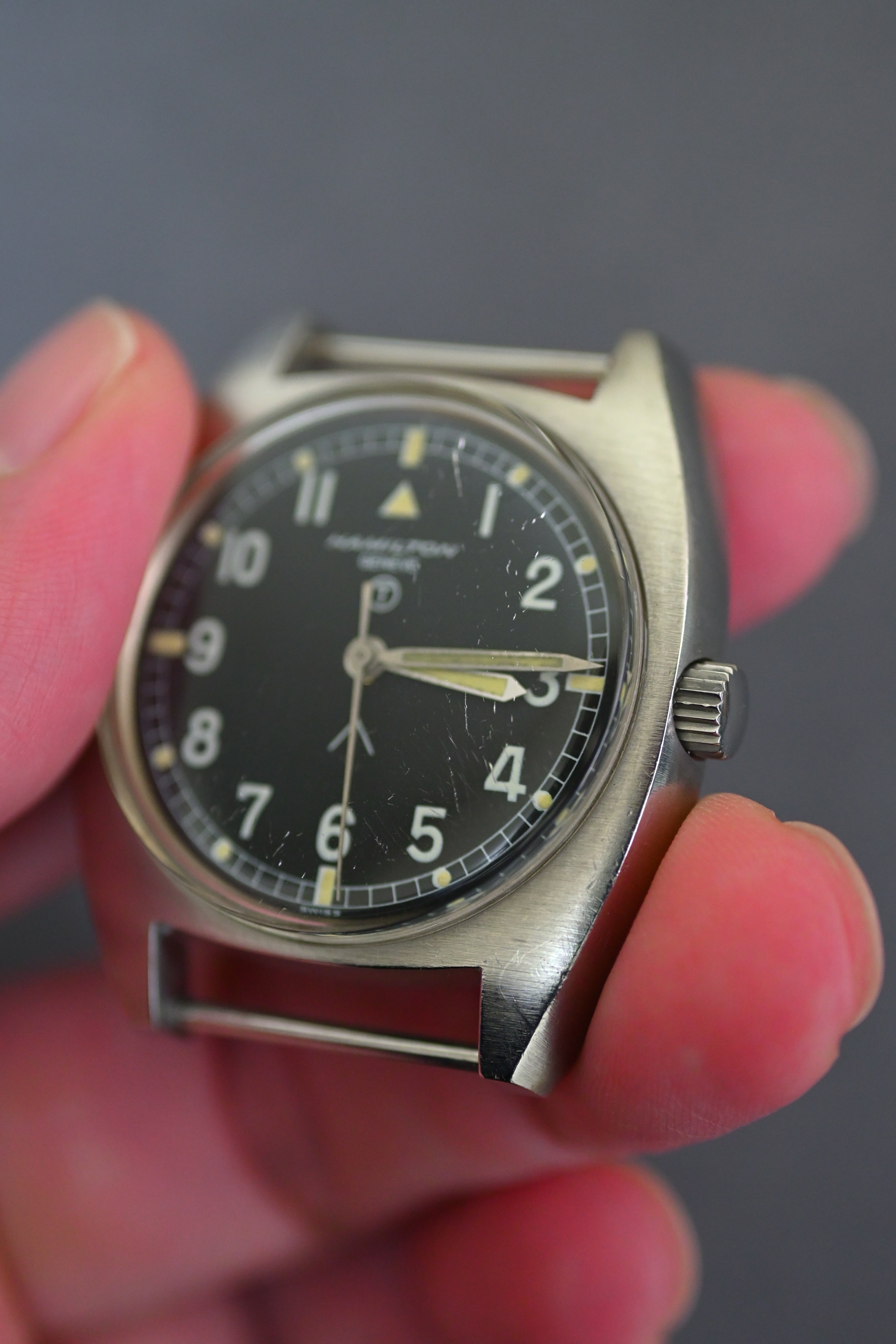 1974年式 ハミルトン W10 【6bb】イギリス空軍支給品 ヴィンテージミリタリーウォッチ