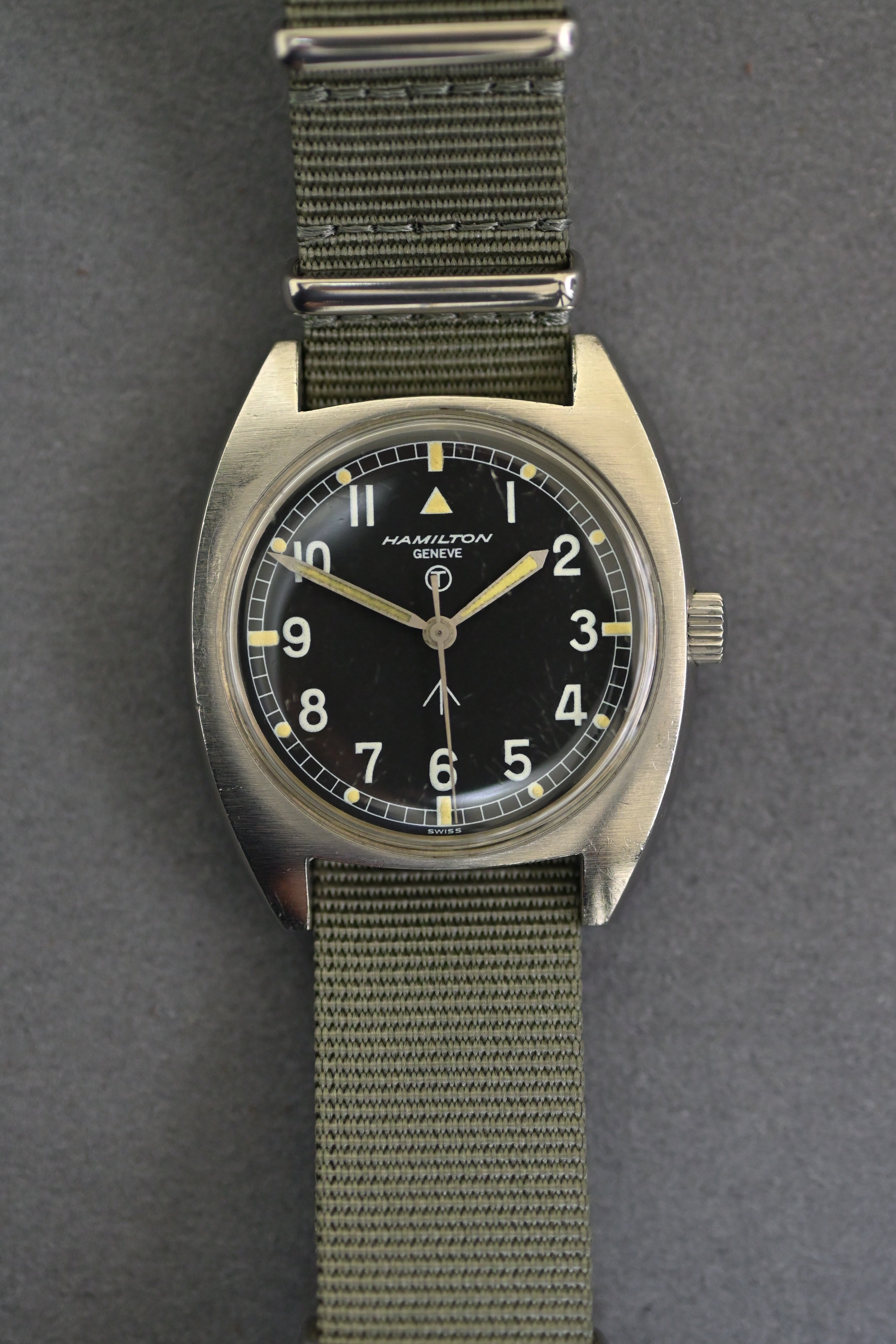 1974年式 ハミルトン W10 【6bb】イギリス空軍支給品 ヴィンテージミリタリーウォッチ