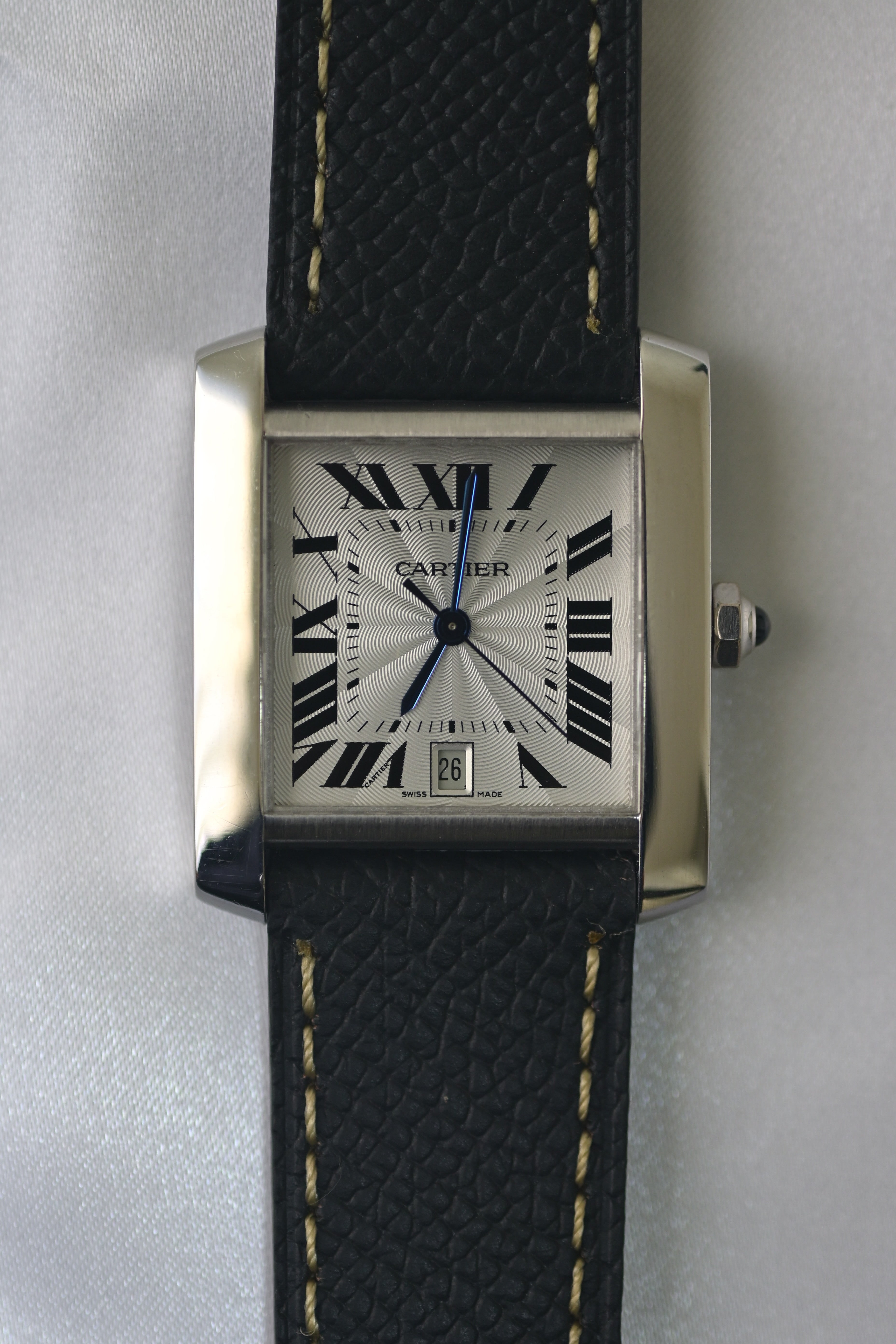 Cartier Tank Francaise LM size 18K white gold model Ref.2366