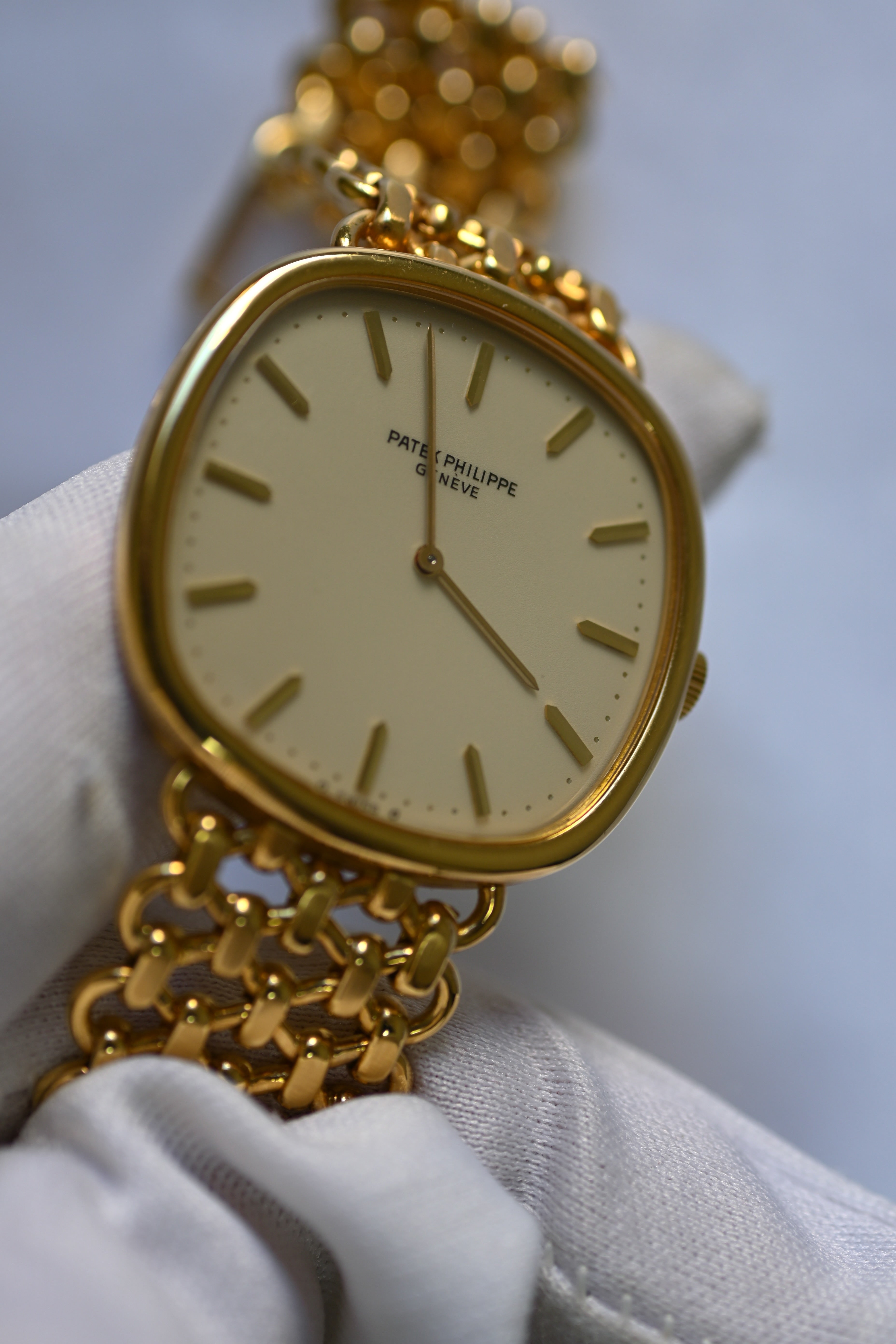 PATEK PHILIPPE パテックフィリップ エリプス 18KYG ブレス一体型