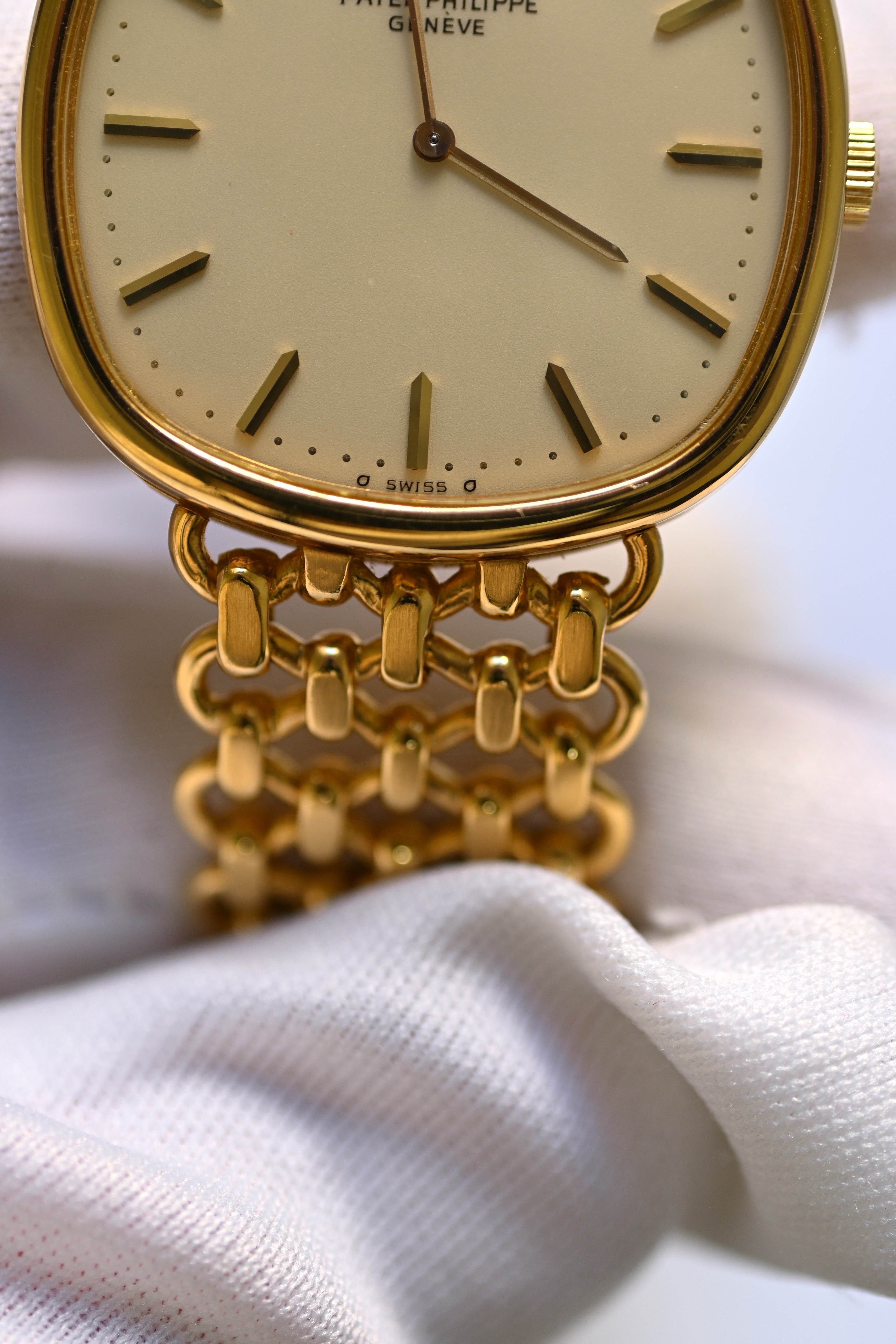 PATEK PHILIPPE パテックフィリップ エリプス 18KYG ブレス一体型