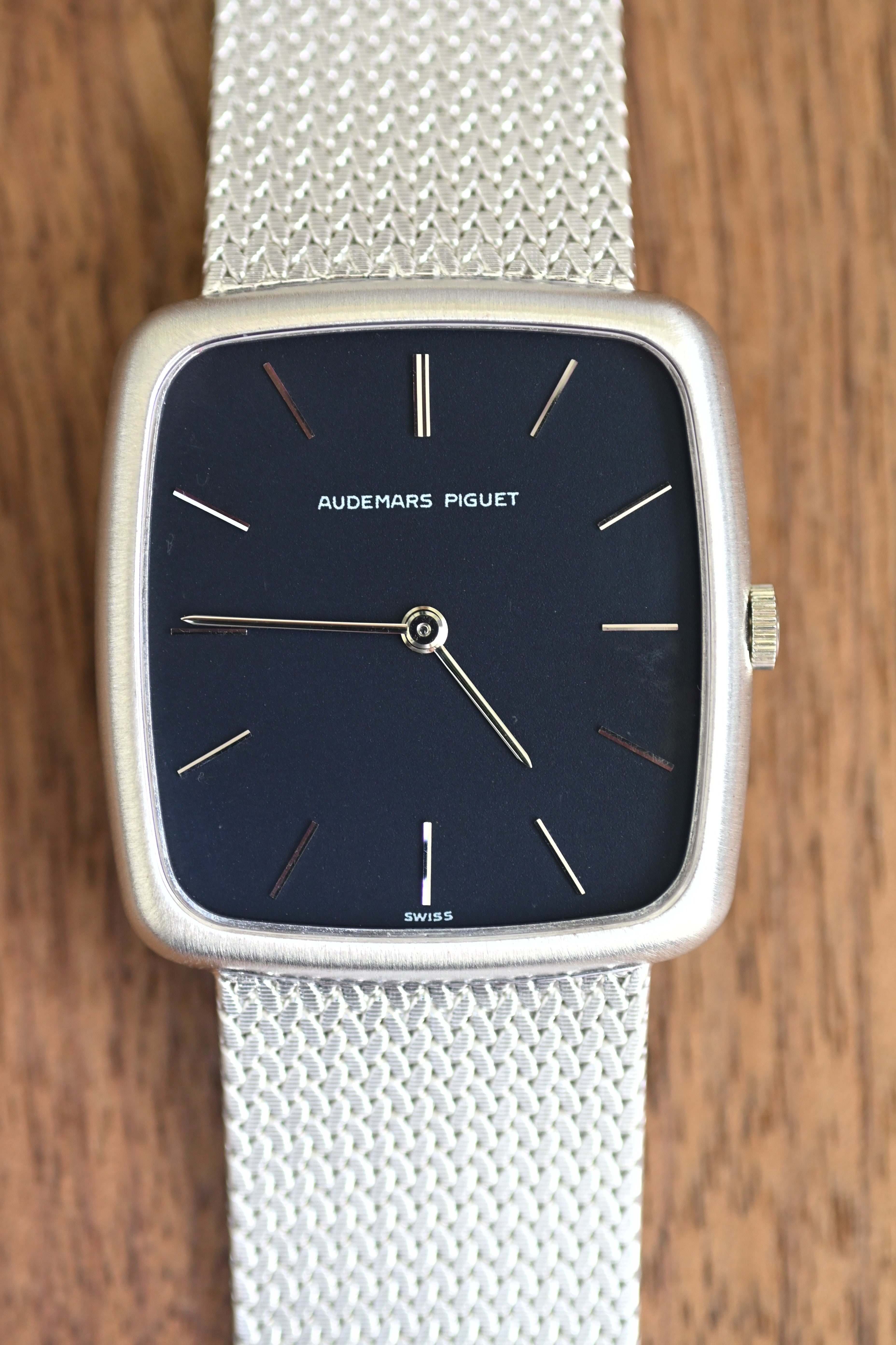 AUDEMARS PIGUET オーデマピゲ 18KWG ブレス一体型 1970年代