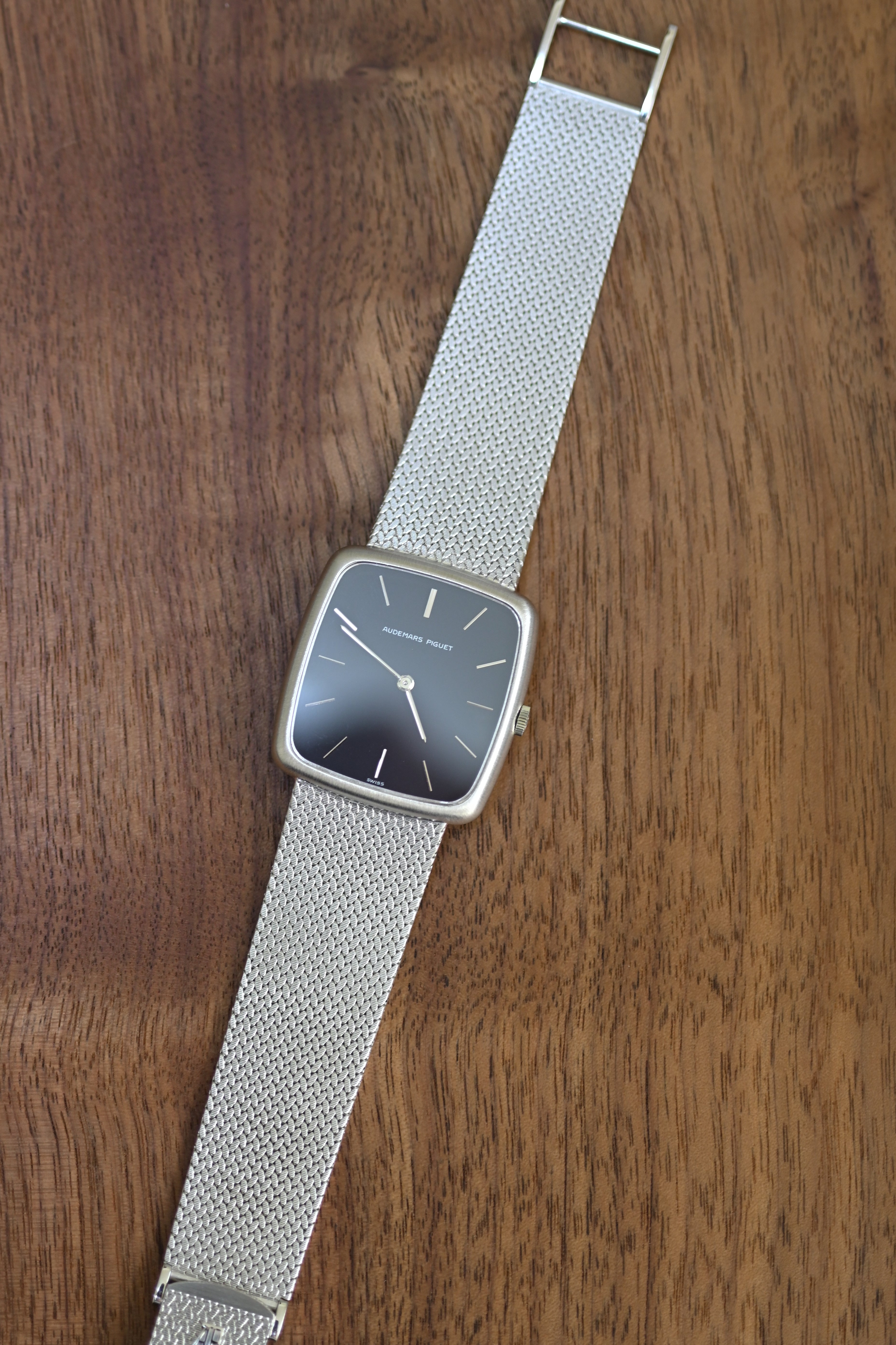 AUDEMARS PIGUET オーデマピゲ 18KWG ブレス一体型 1970年代