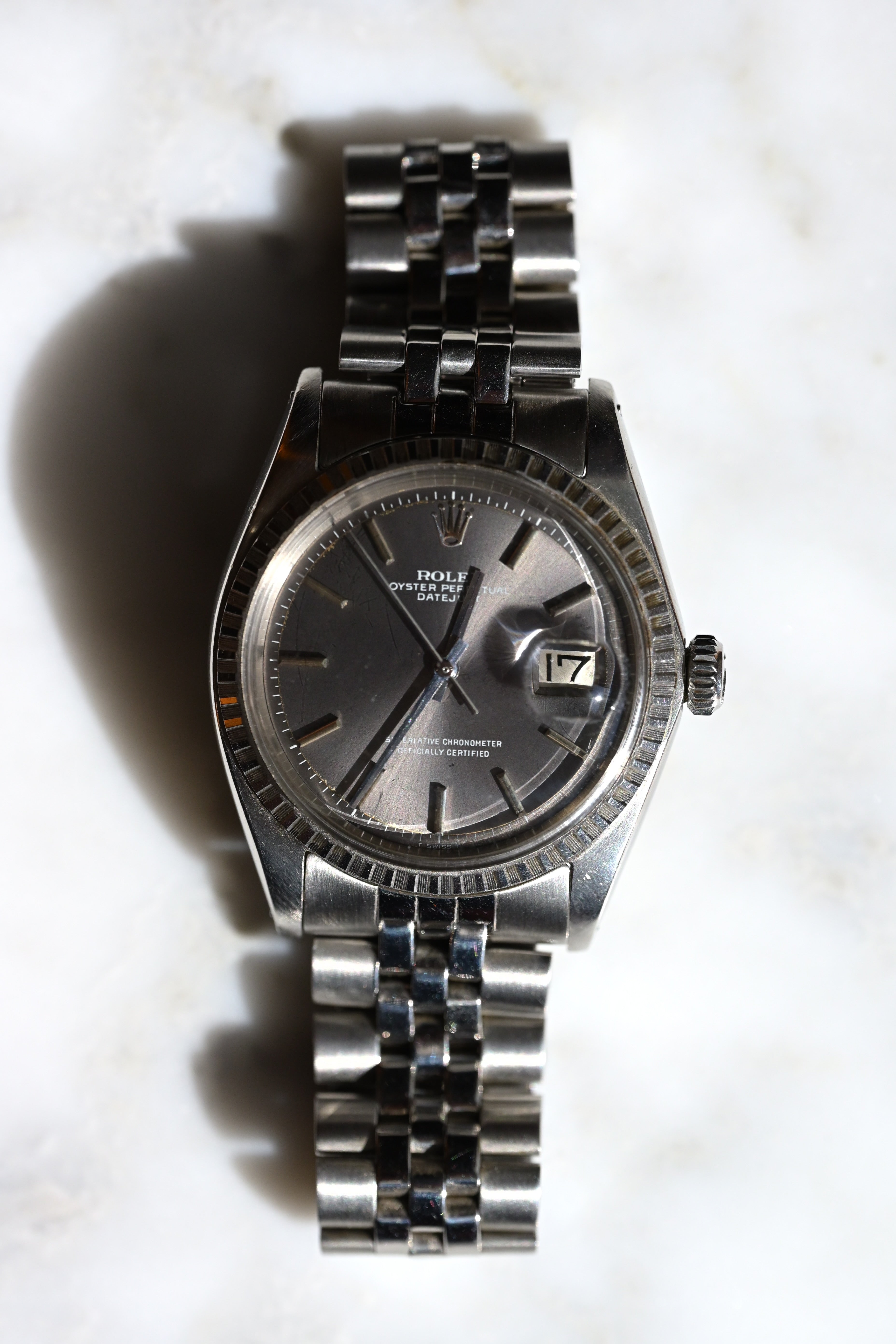 ROLEX ロレックス デイトジャスト Ref.1603 グレーゴースト文字盤 ノンルミナス