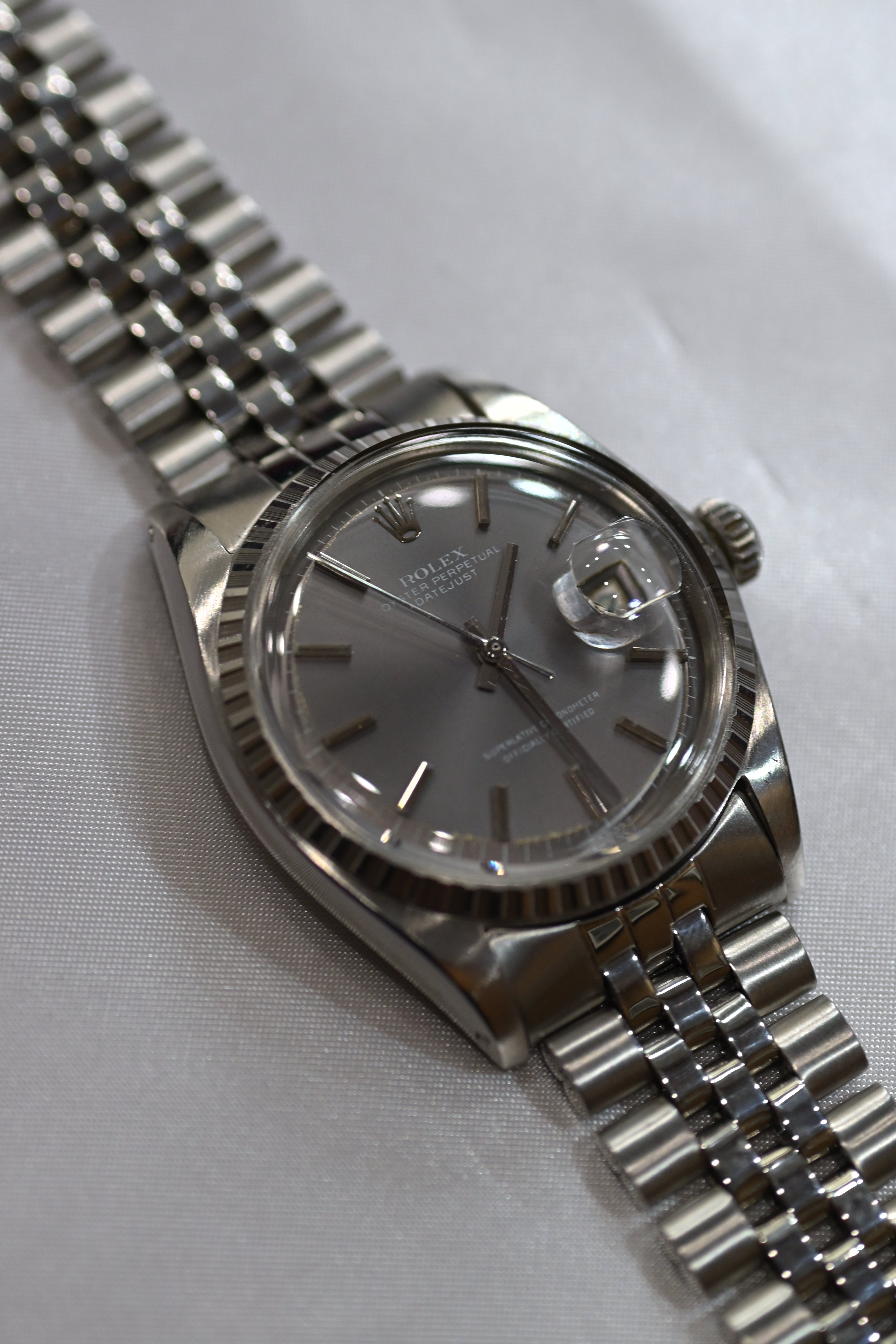 ROLEX ロレックス デイトジャスト Ref.1603 グレーゴースト文字盤 ノンルミナス