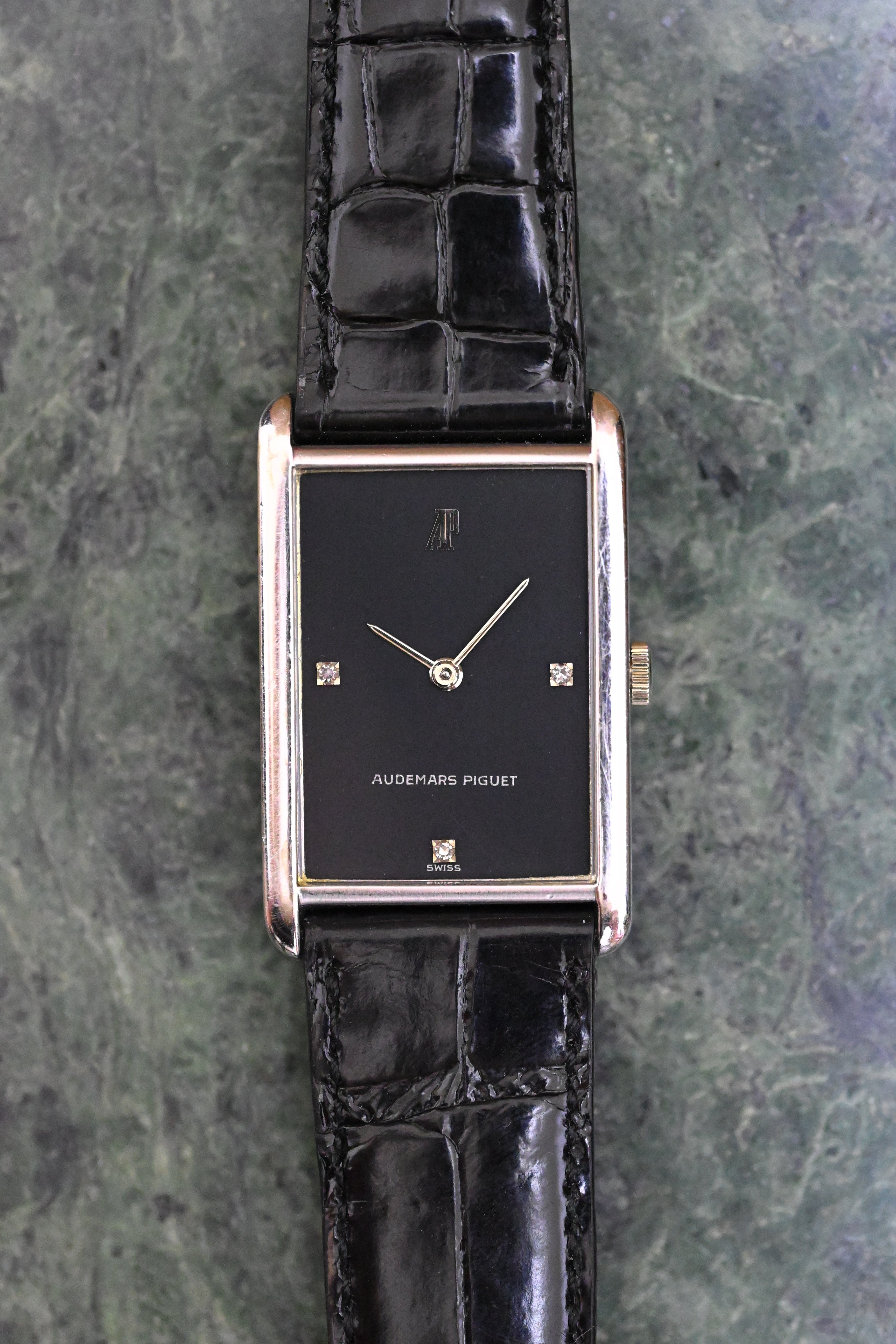 AUDEMARS PIGUET オーデマピゲ 18KWG 3Pダイヤモンドインデックス 1970年代