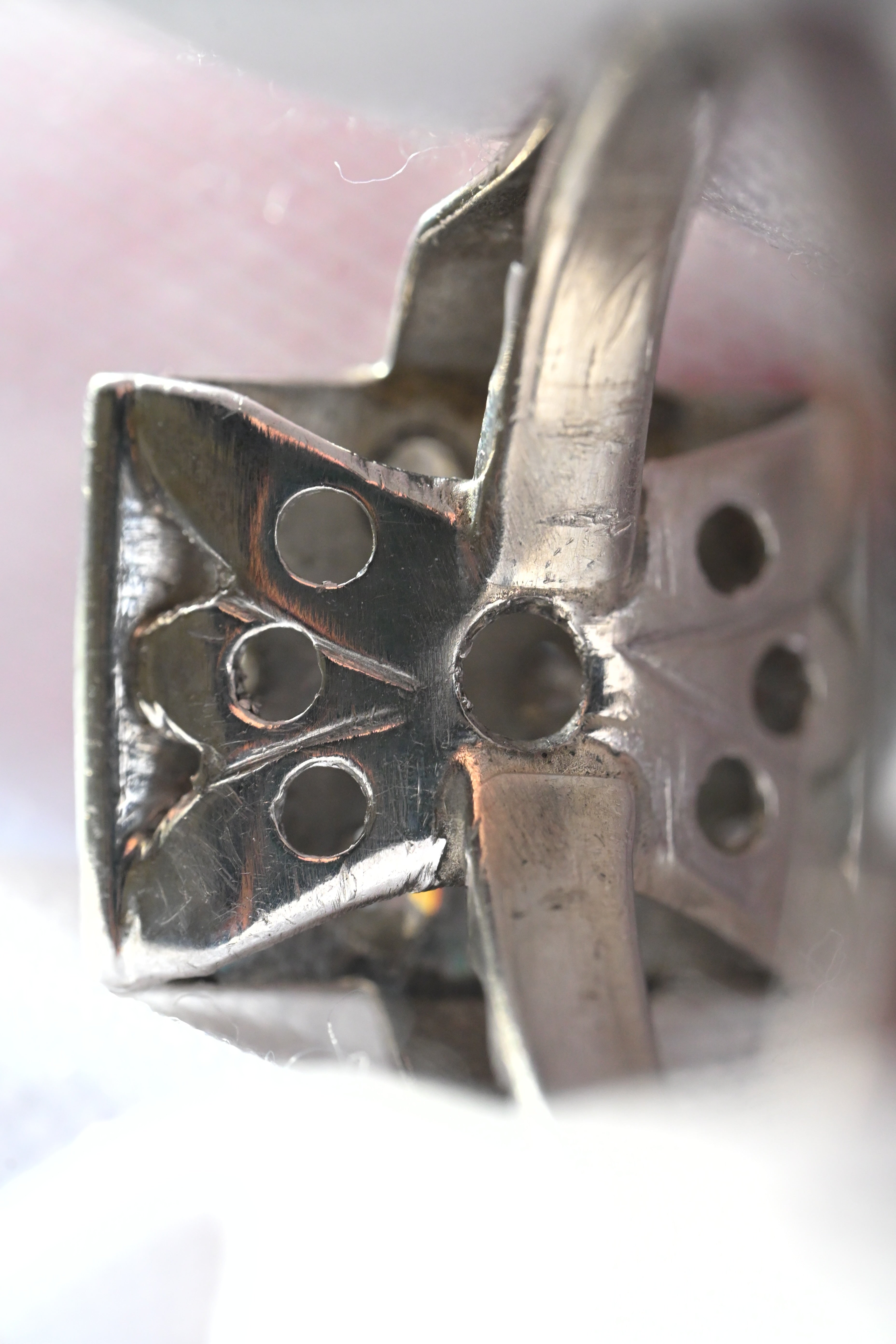 【CGL鑑別書付】プラチナ製 2.3g 1920s アールデコ ダイヤモンド・クラスター・リング