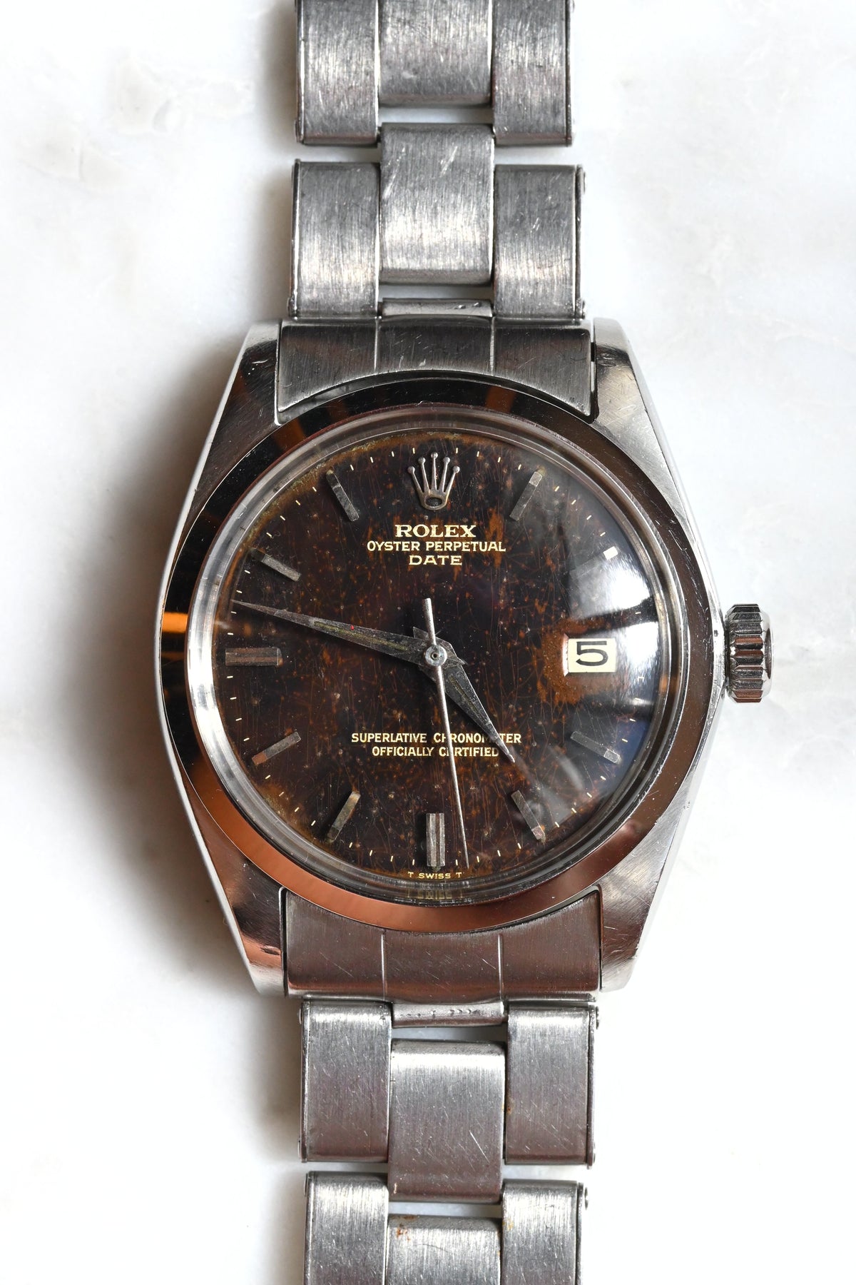 箱/保証書付き ROLEX ロレックス オイスターパーペチュアルデイト Ref 