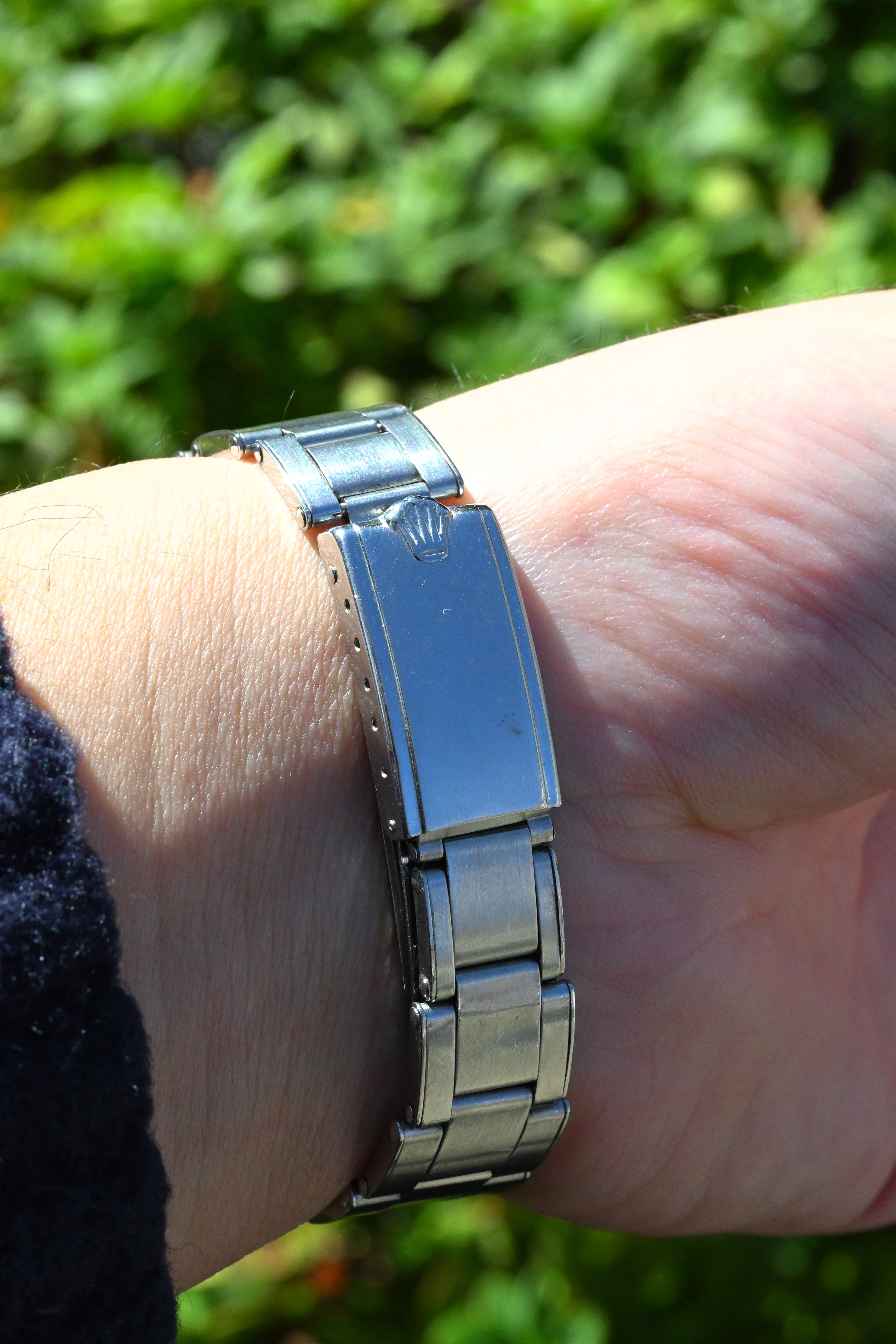 箱/保証書付き ROLEX ロレックス オイスターパーペチュアルデイト Ref.1500 トロピカルコスモダイヤル
