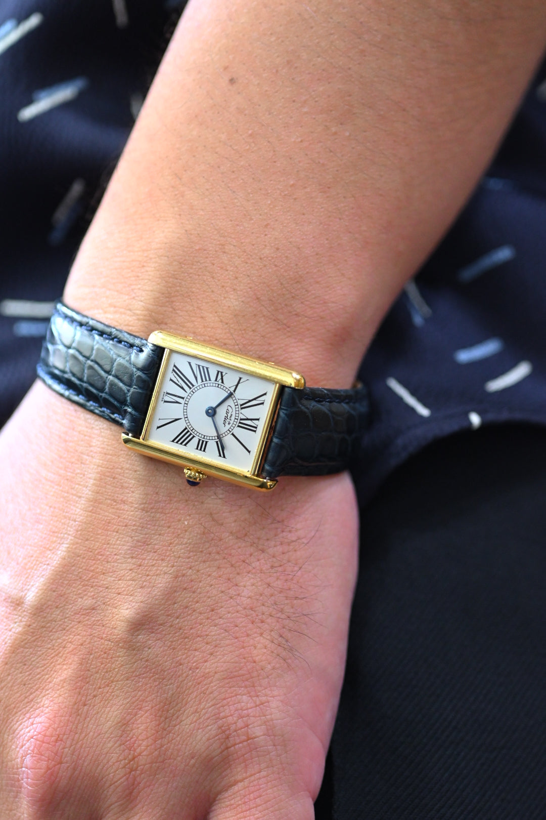 CARTIER カルティエ マストタンク LMサイズ オパラン クォーツ