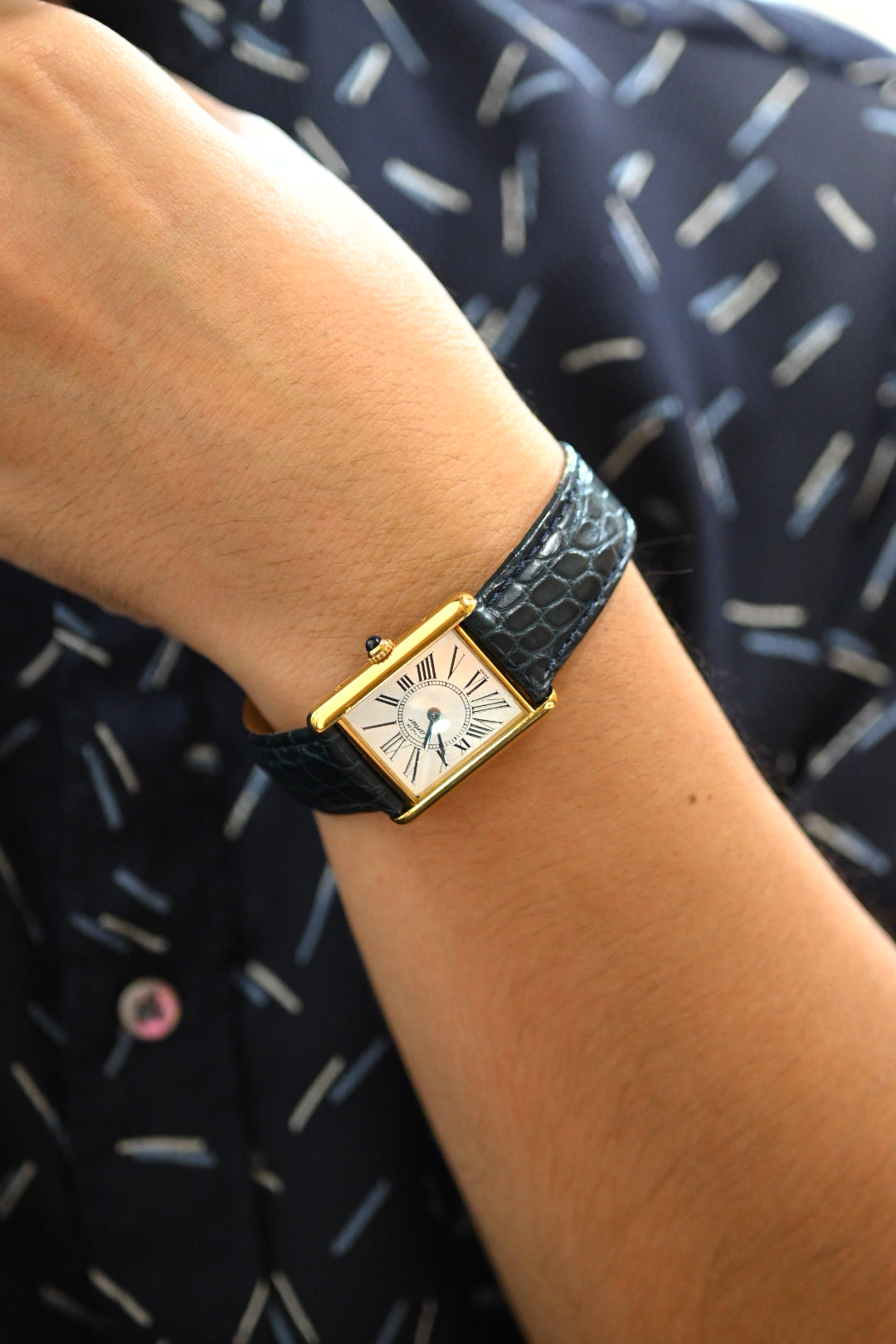 CARTIER カルティエ マストタンク LMサイズ オパラン クォーツ