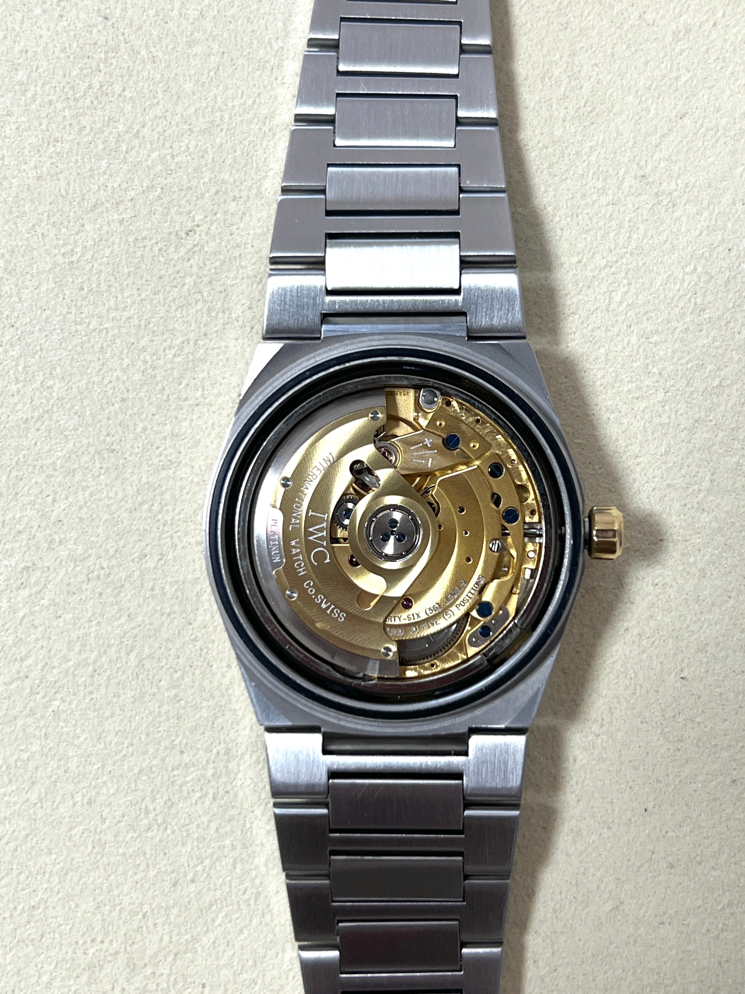 IWC インヂュニア(インジュニア) SL YGコンビ Ref.3521-004