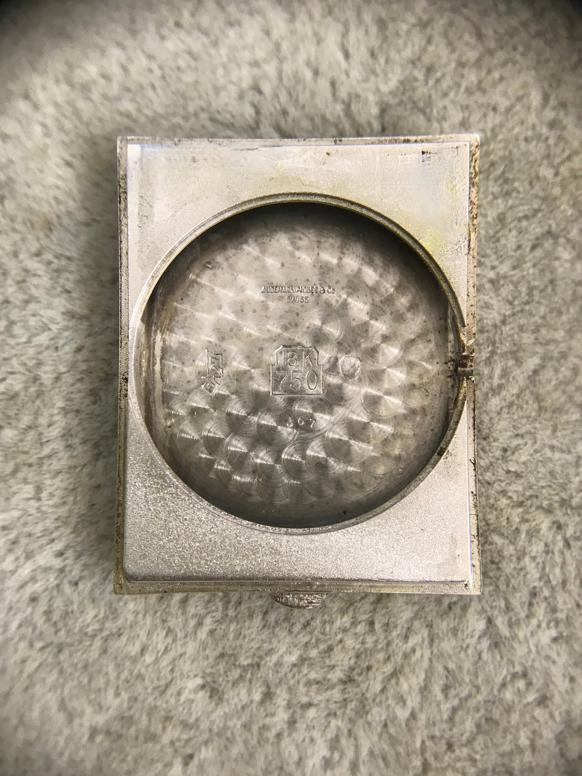 AUDEMARS PIGUET オーデマピゲ 18KWG 3Pダイヤモンドインデックス 1970年代