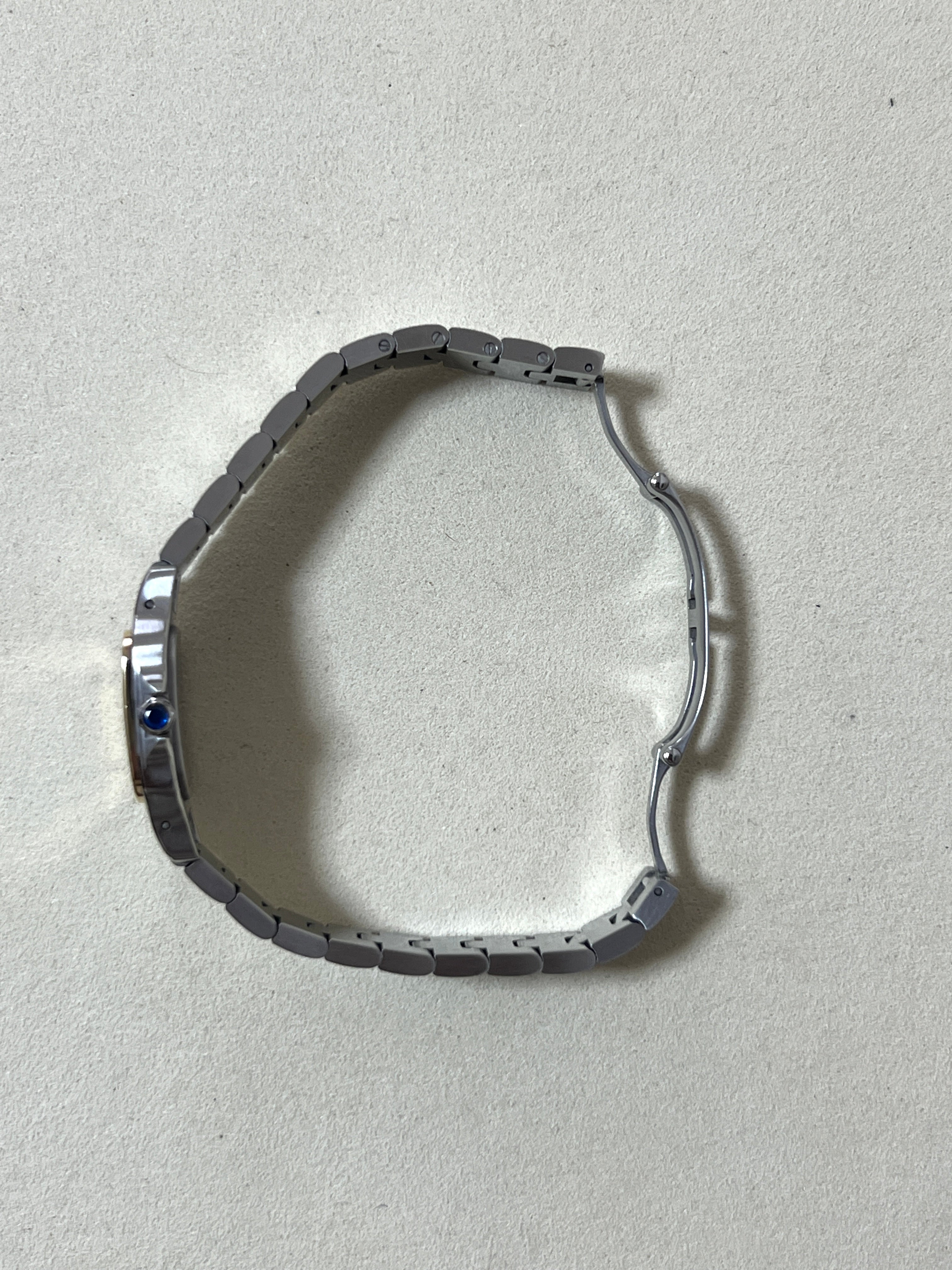 カルティエ サントスガルべSMサイズ コンビ クオーツ レディースウォッチ(ボックス付き)