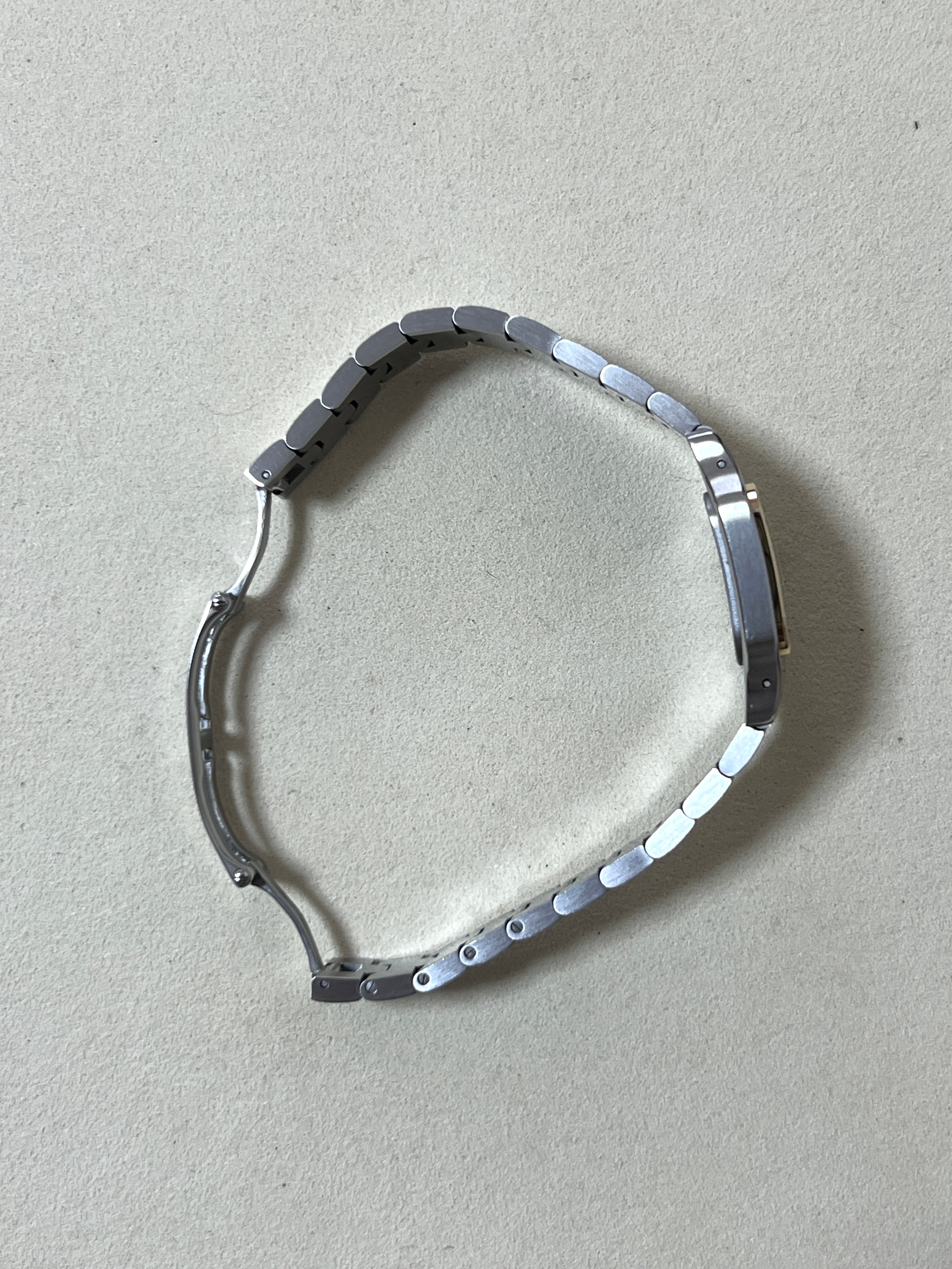 カルティエ サントスガルべSMサイズ コンビ クオーツ レディースウォッチ(ボックス付き)