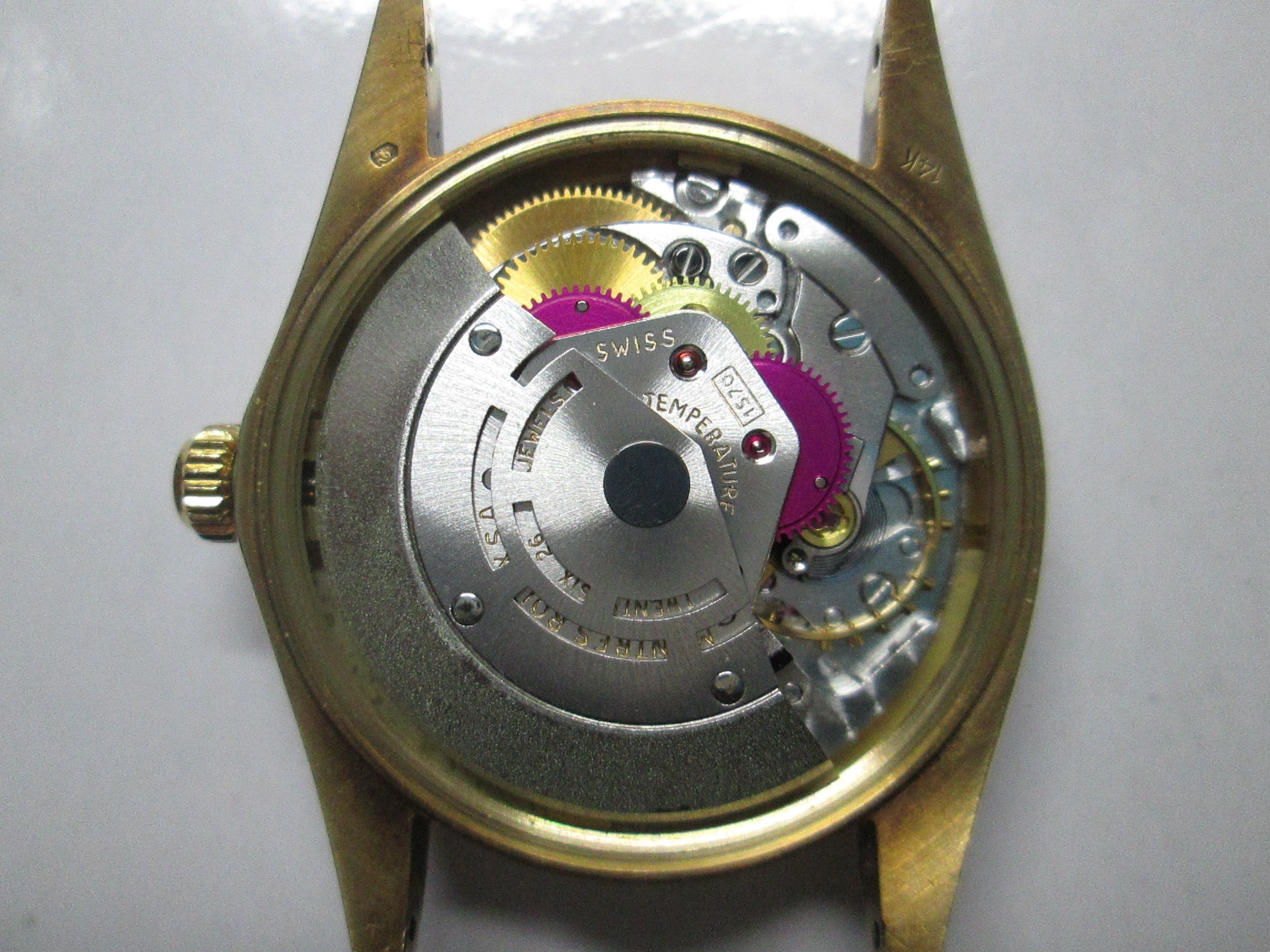 ROLEX ロレックス オイスターパーペチュアルデイト 14KYG ゼファーダイヤル Ref.1512 1970年代