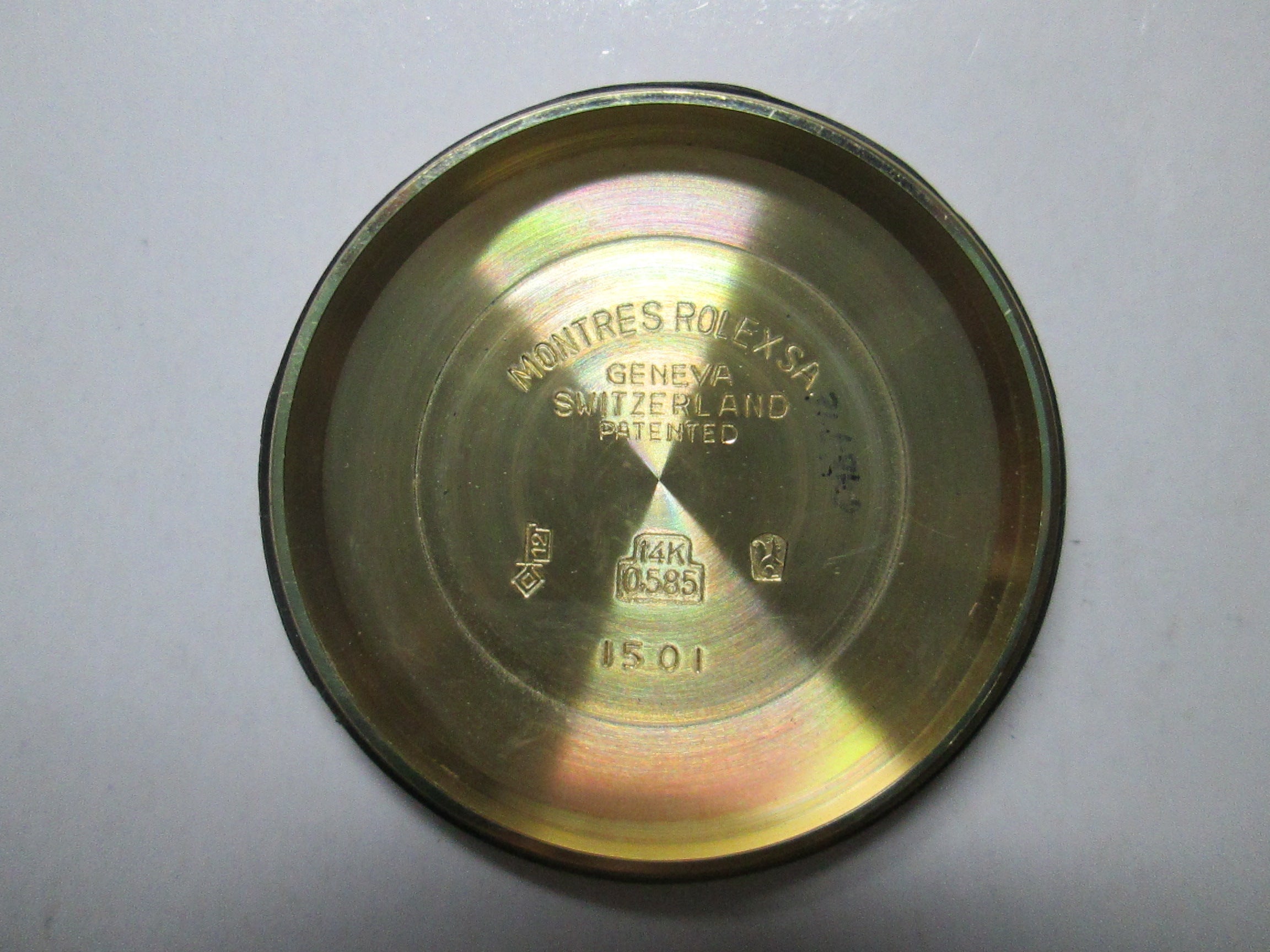 ROLEX ロレックス オイスターパーペチュアルデイト 14KYG ゼファーダイヤル Ref.1512 1970年代