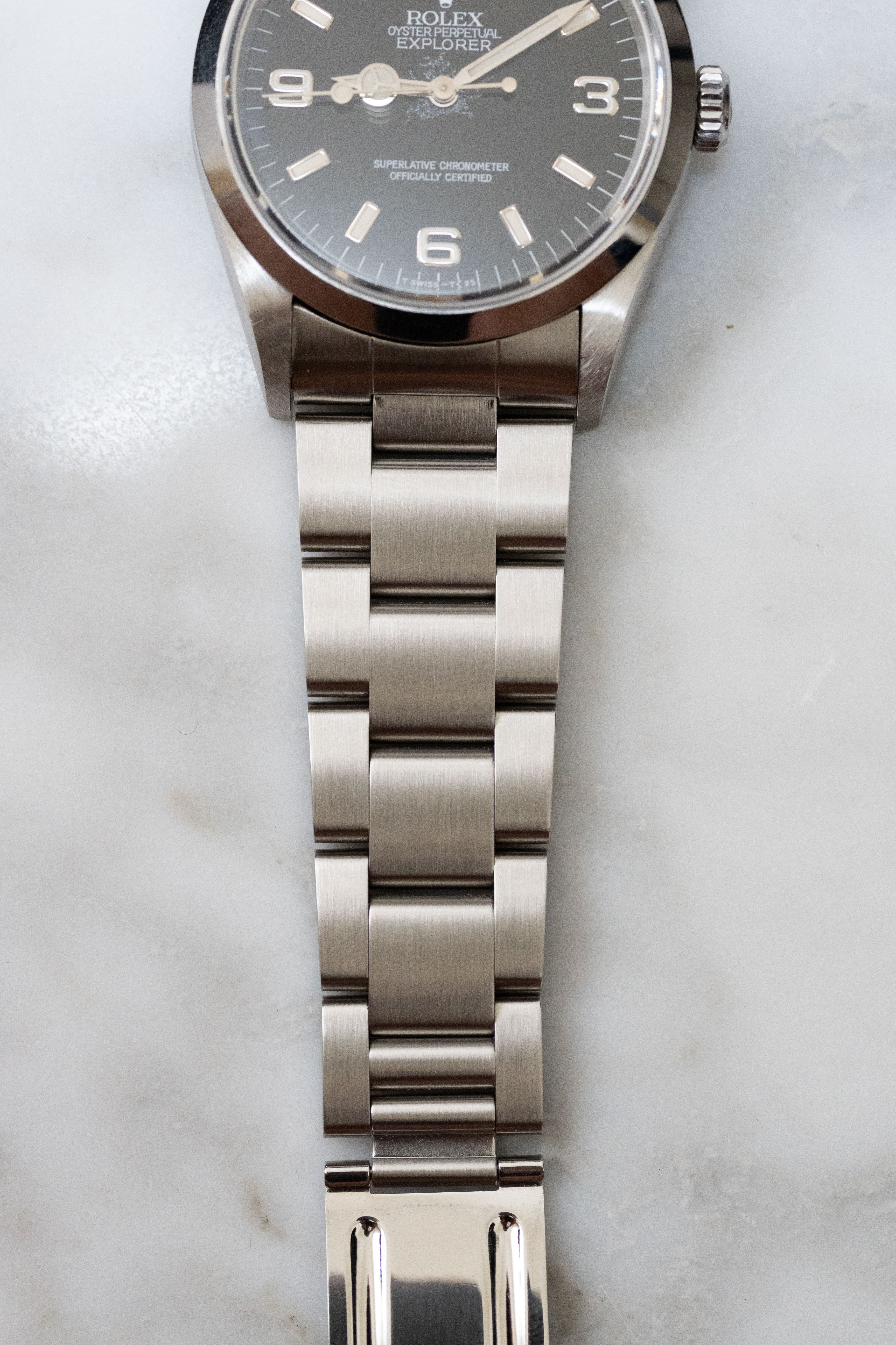ROLEX ロレックス エクスプローラー Ref.14270 トリチウム シングル 1995年製 ギャランティ