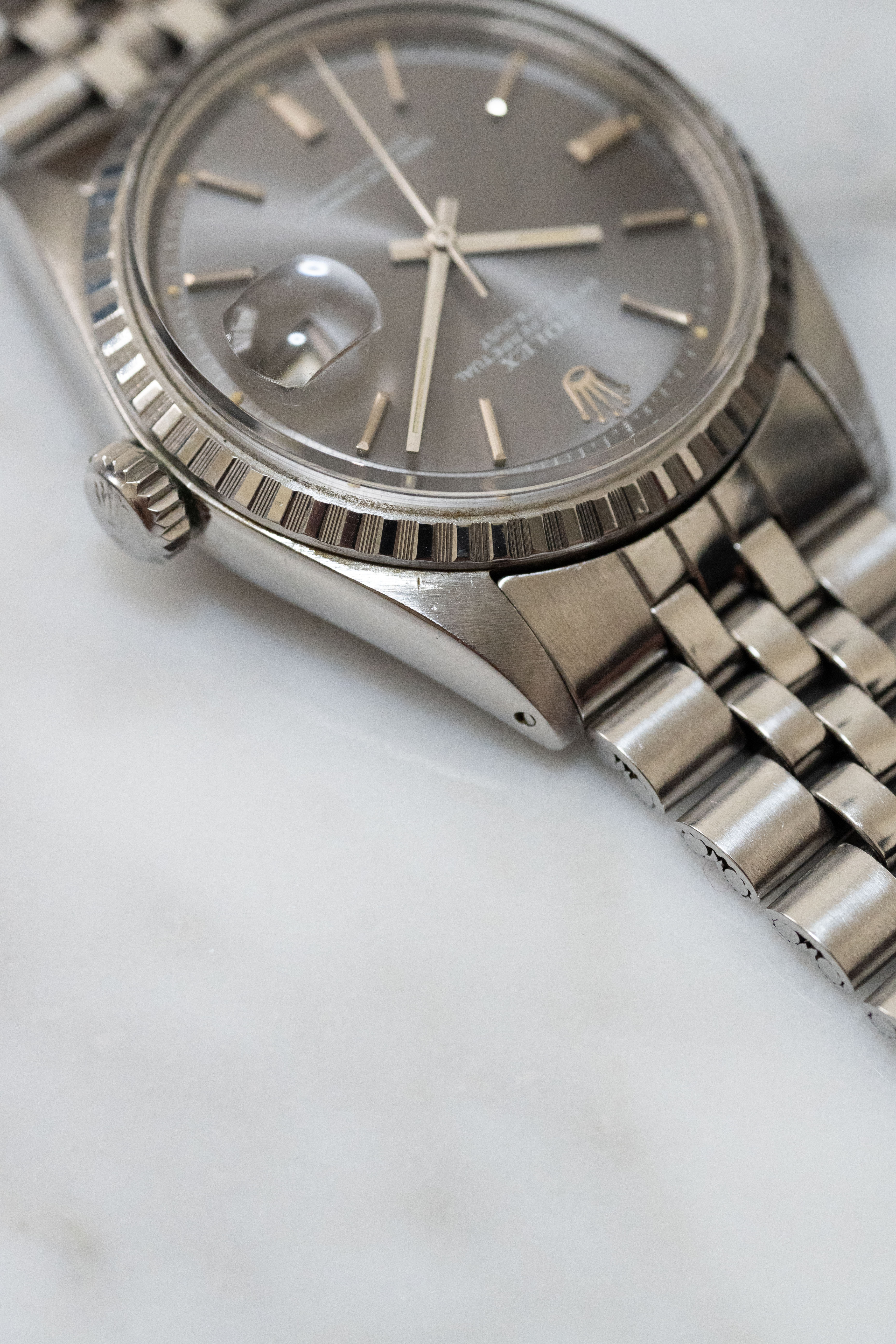 ROLEX ロレックス デイトジャスト Ref.1603 グレーゴースト文字盤