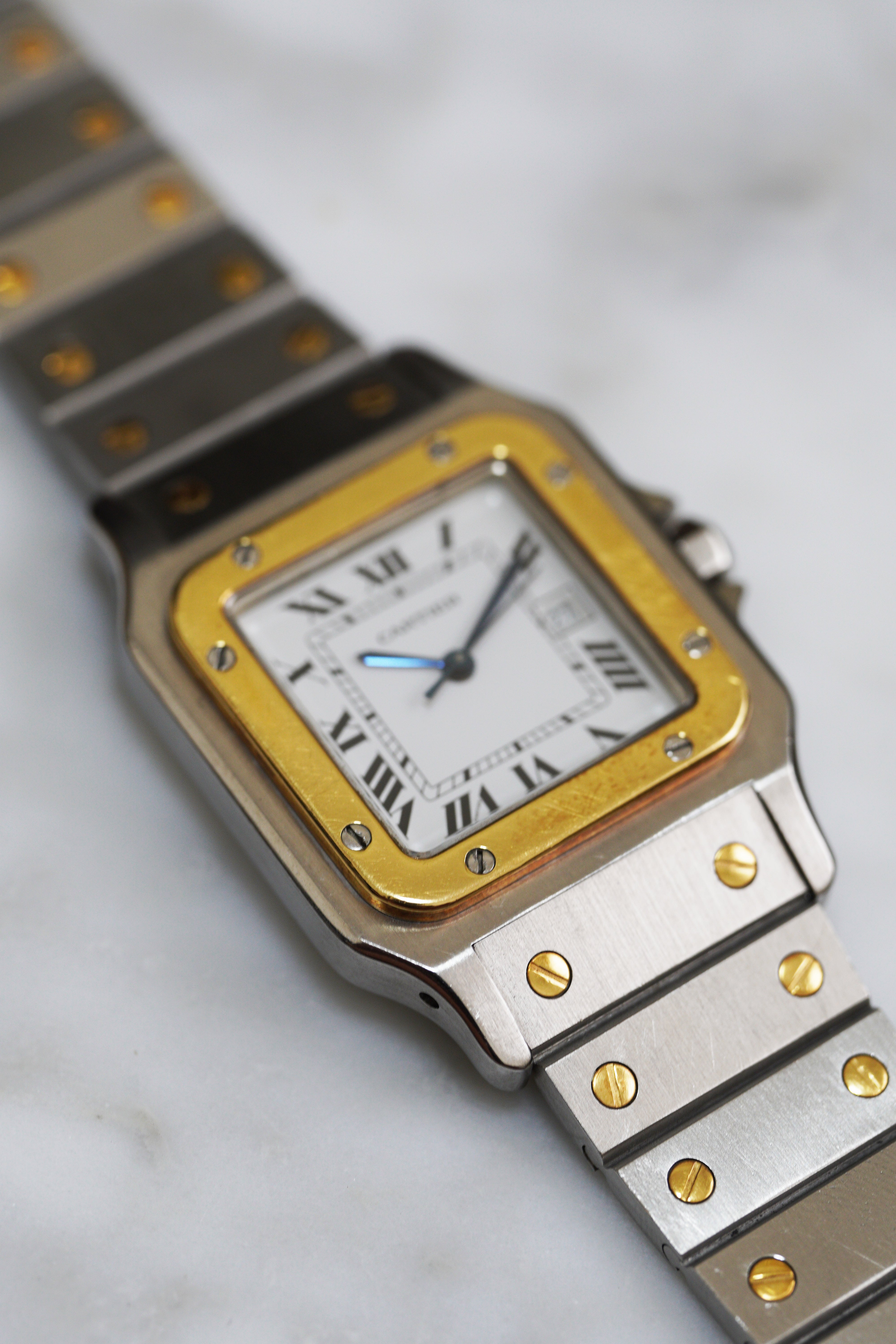 CARTIER カルティエ サントスカレ LMサイズ コンビモデル Ref.2961