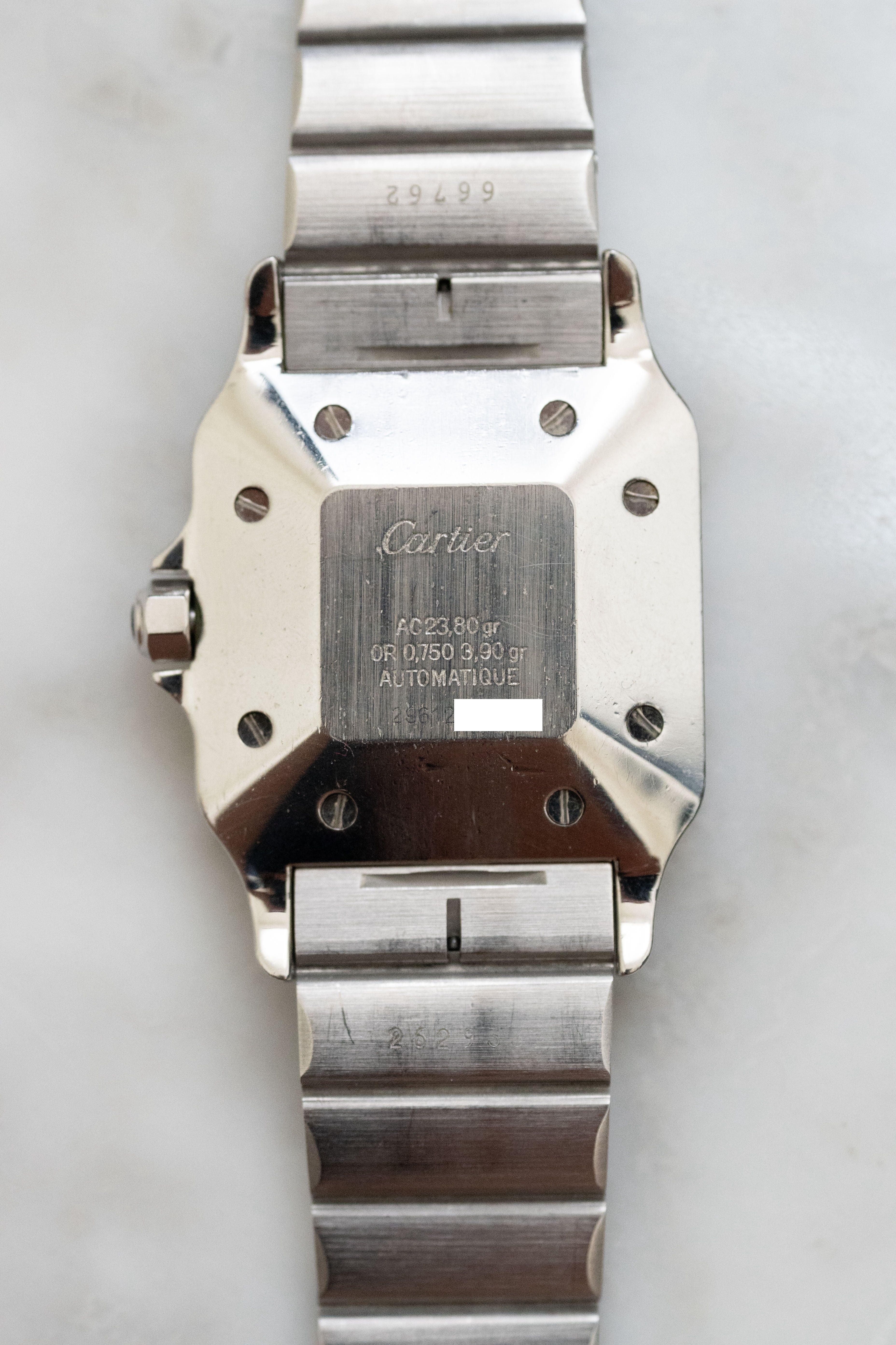 カルティエ　サントスカレ LMサイズ コンビ自動巻モデル  Ref.2961