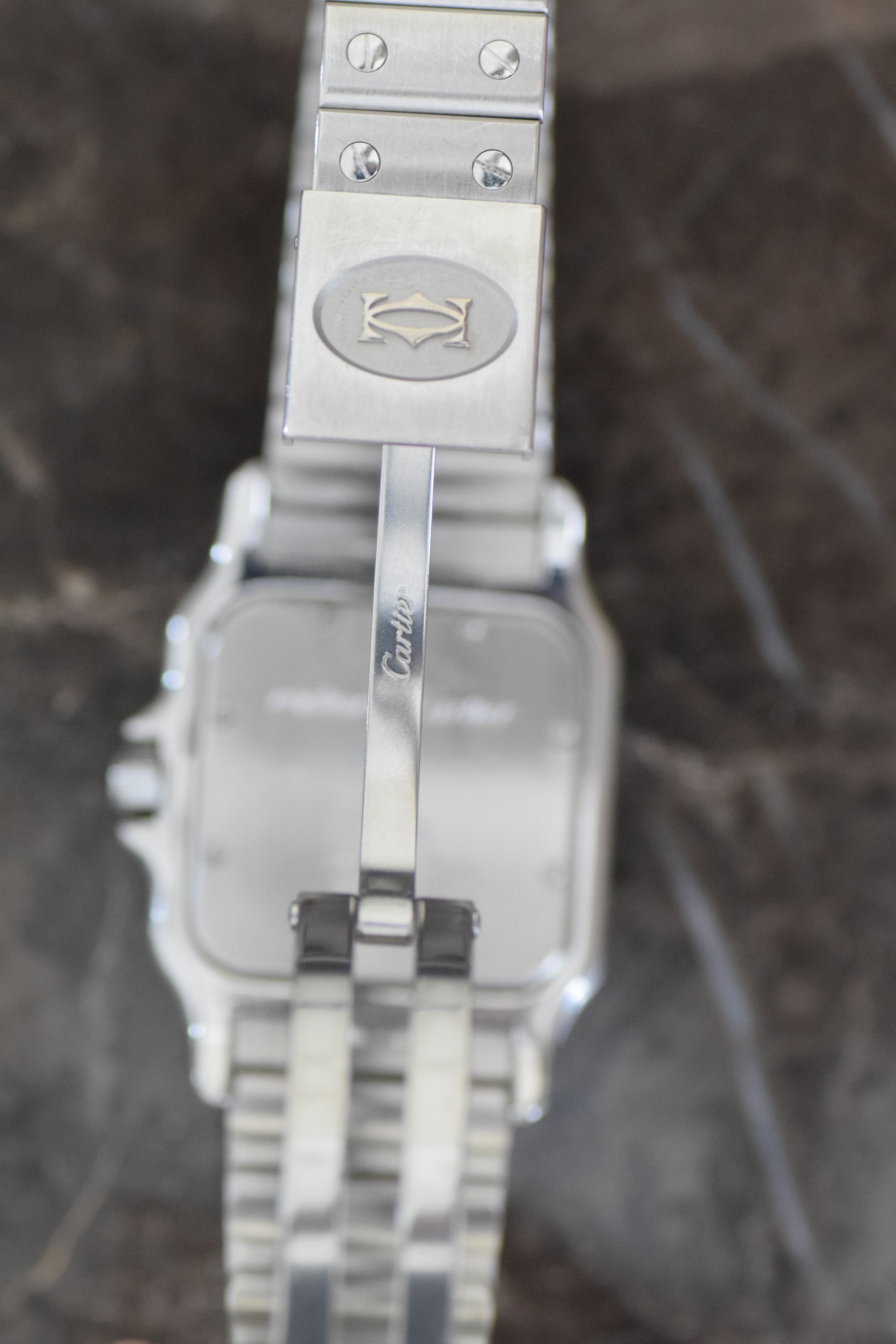 CARTIER カルティエ サントス LMサイズ ステンレスモデル Ref.1564 クォーツ